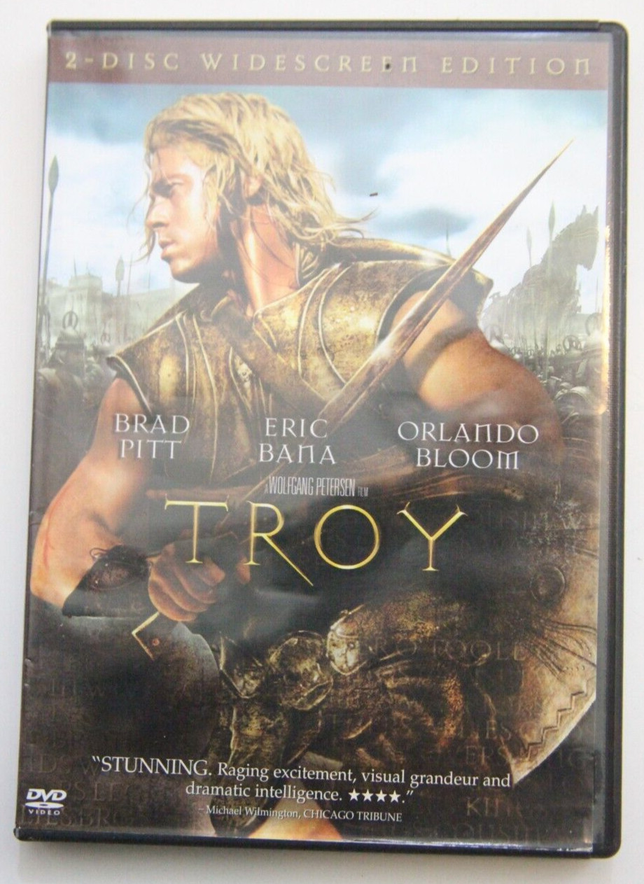 Troy DVD Two-Disc Widescreen Edition Brad Pitt Orlando Bloom Eric Bana BB742
