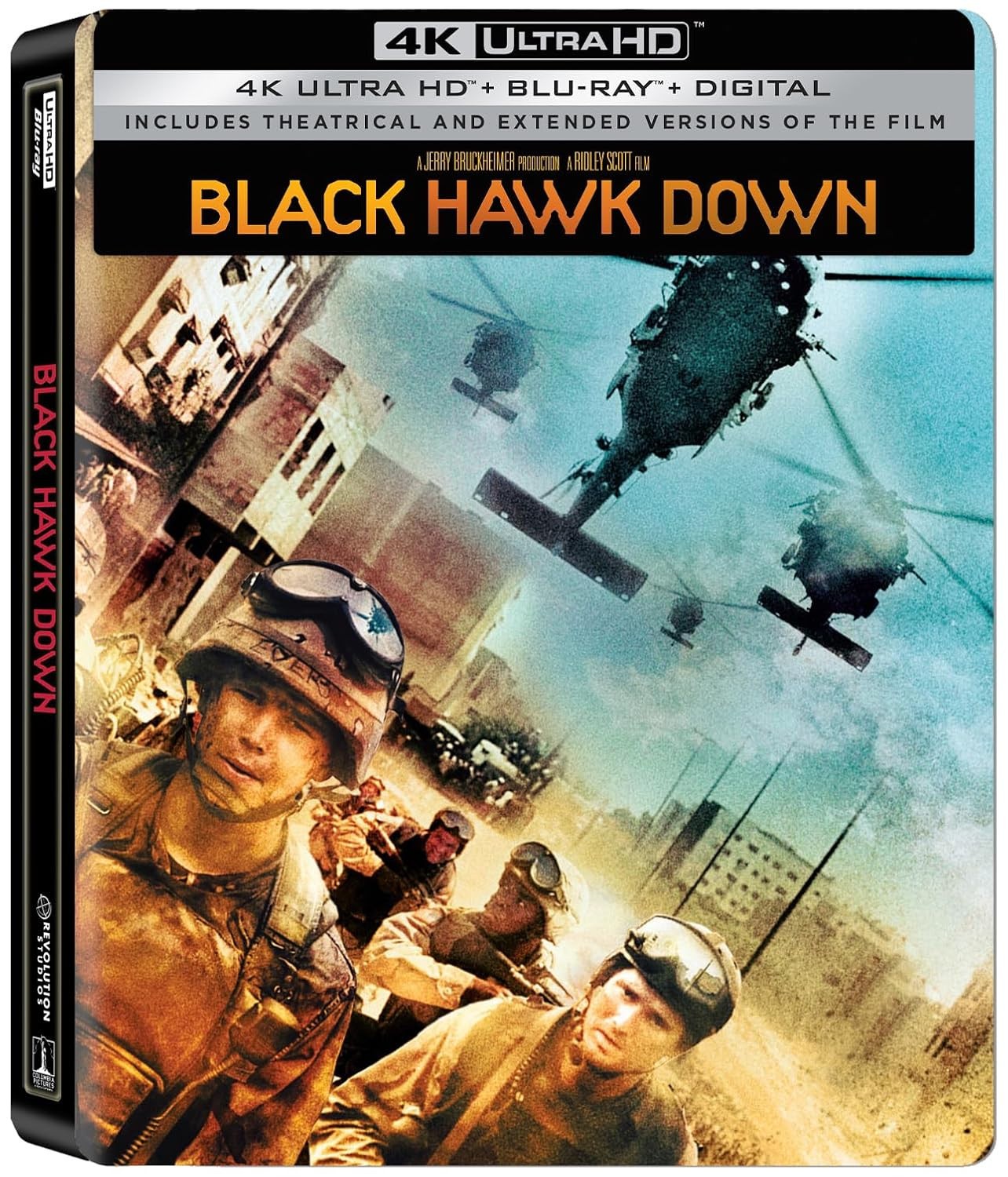 Black Hawk Down (4K UHD + Blu-ray + Digital) Steelbook – New, Sealed