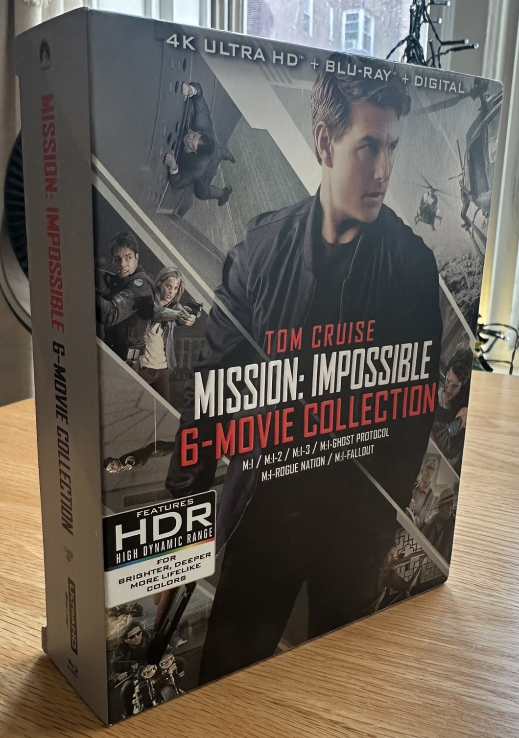 🔥MISSION IMPOSSIBLE: 6 MOVIE COLLECTION: 4K UHD+BluRay+Digital MINT!*FREE SHIP!