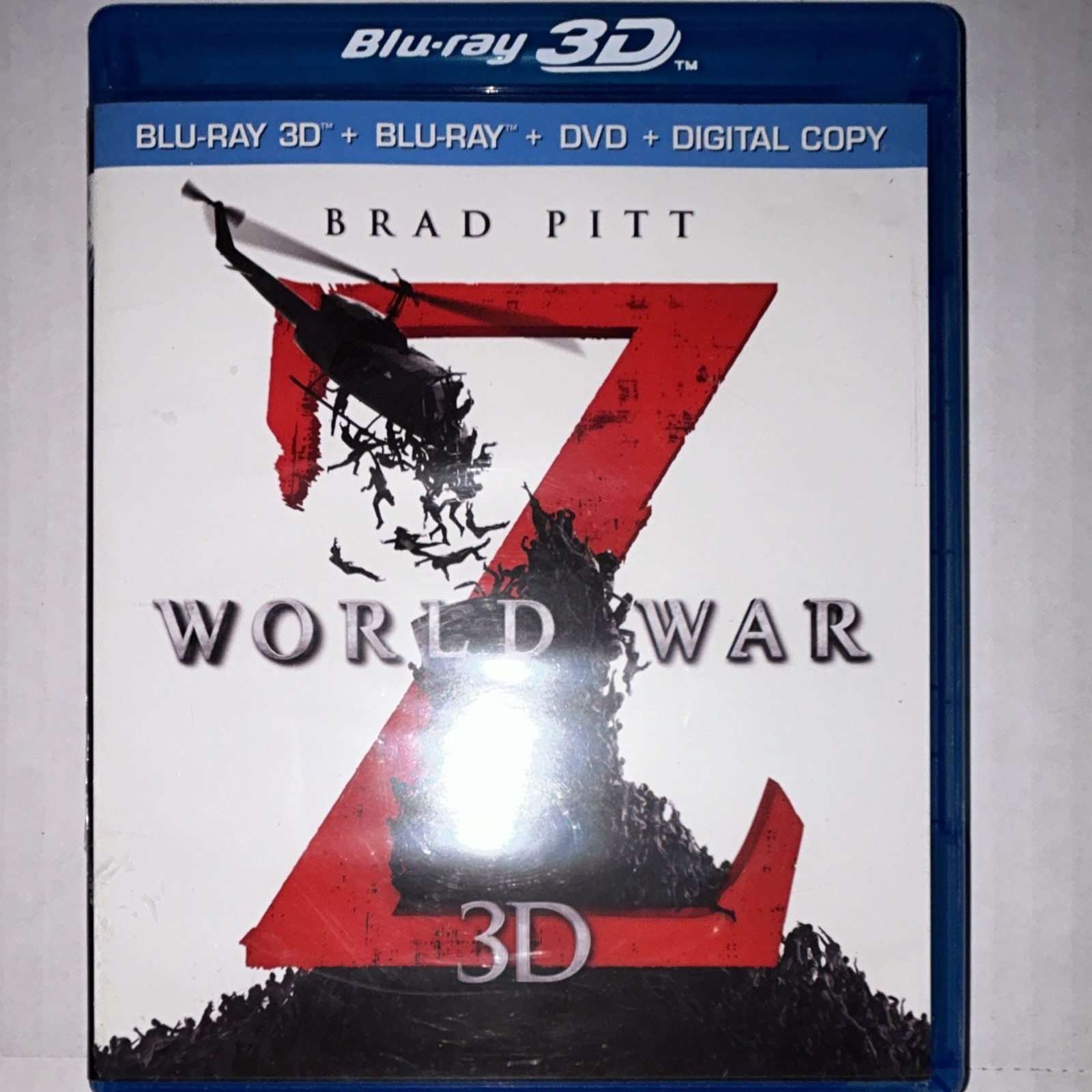 Paramount World War Z Blu-ray 3D (2013) PG-13 Thriller 115 min Brad Pitt