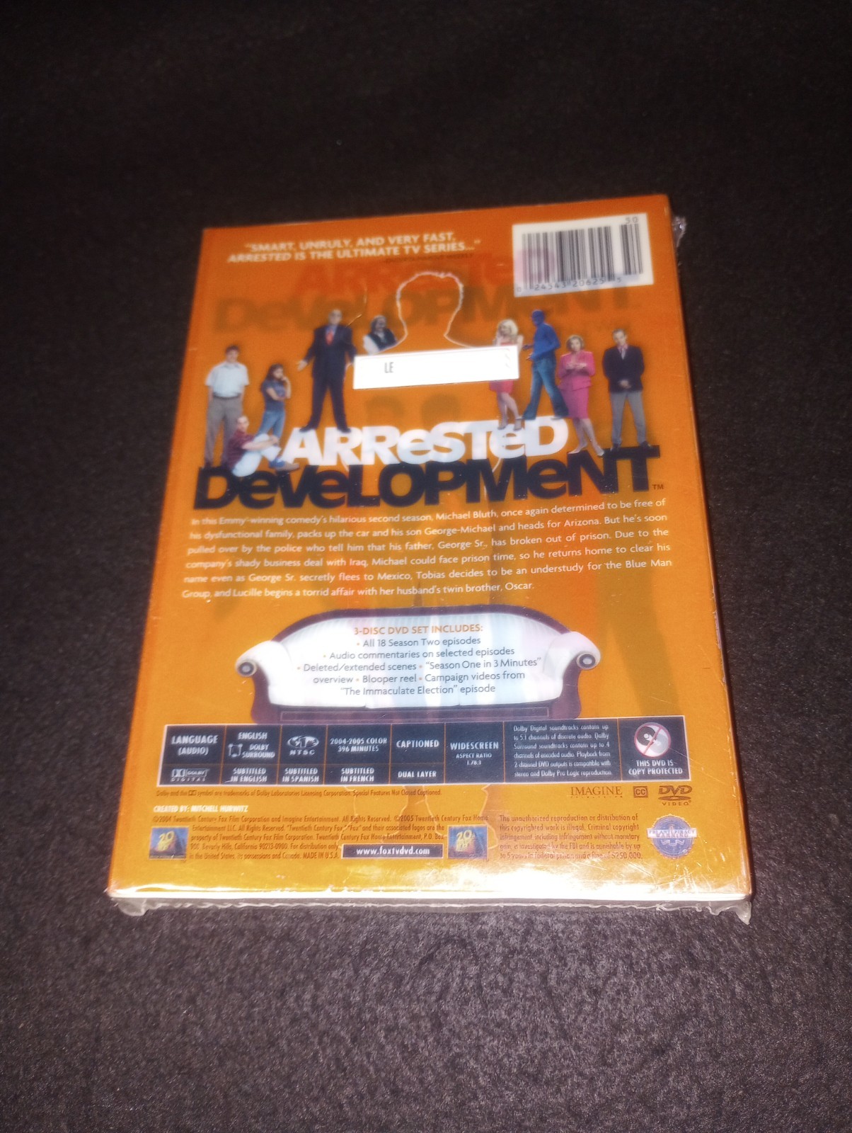 ARRESTED DEVELOPMENT SEASON TWO DVD BOX SEASON 2 Brand New SEALED