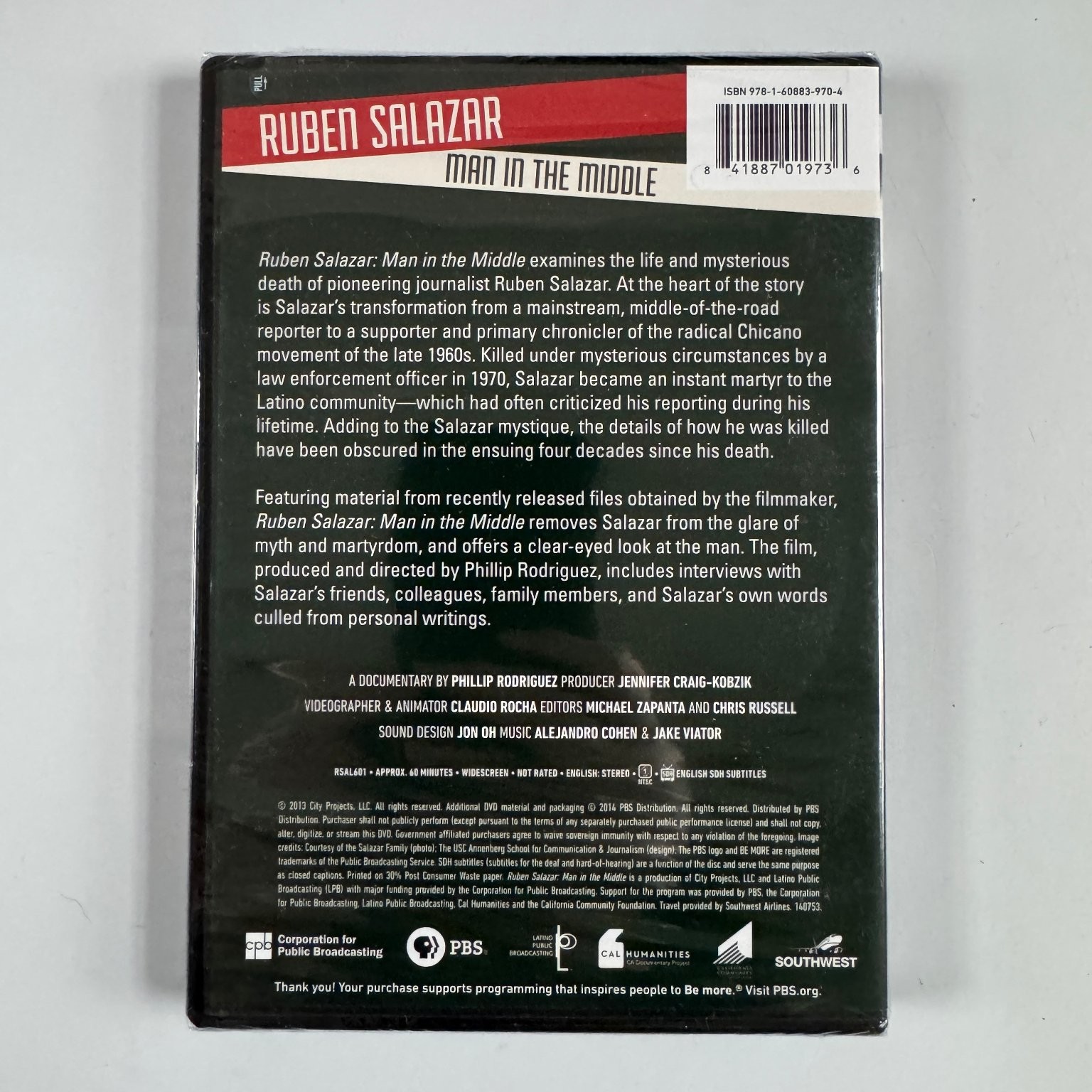 Ruben Salazar: Man in the Middle DVD 2014 Documentary PBS Rodriguez SEALED