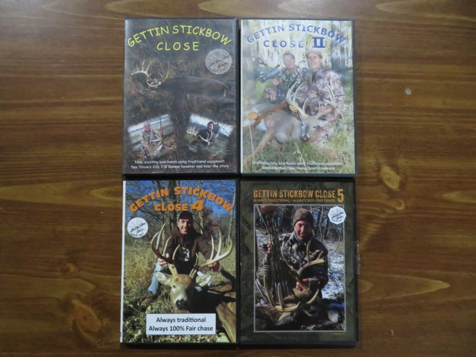 TRADITIONAL / STICKBOW/ BAREBOW / RECURVE HUNTING DVDs; U Pick / CHOOSE. Sports.