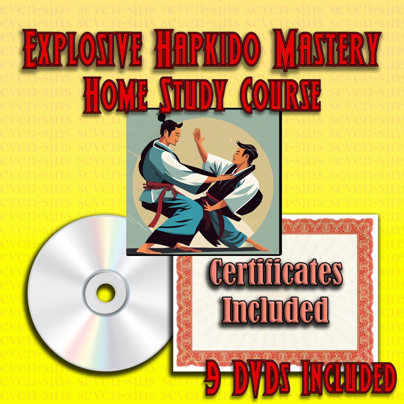 Home Study Course – Explosive Hapkido Mastery (DVDs + Certificates)
