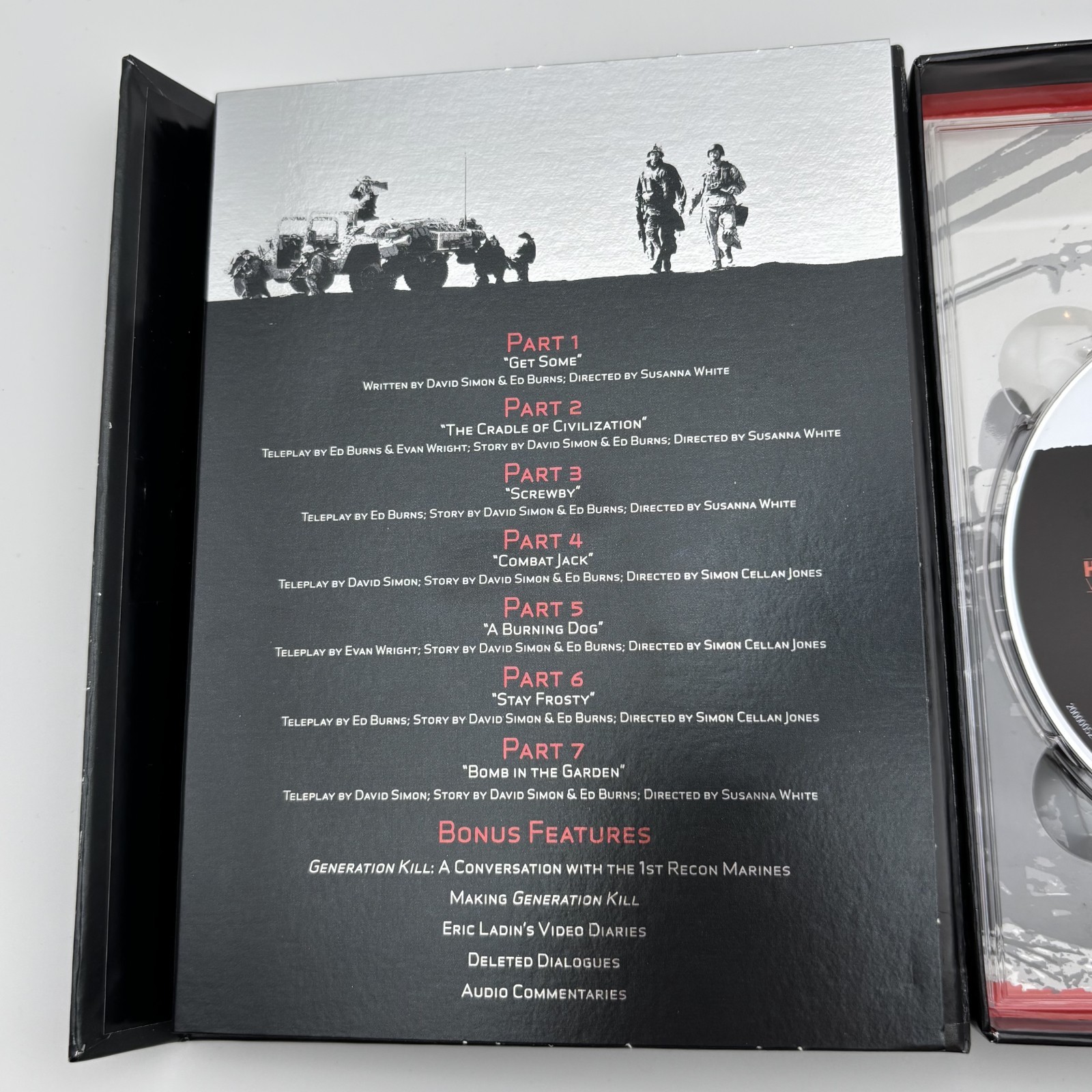 Generation Kill (DVD, 2008) , 3-Disc Box Set, HBO Mini-Series CIB Complete