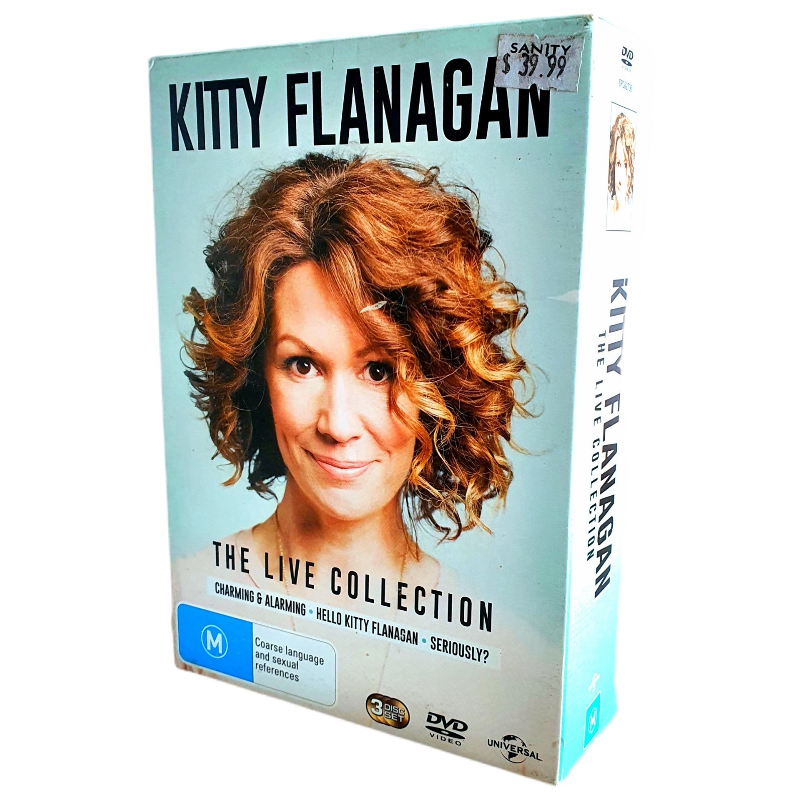 Kitty Flanagan The Live Collection DVD Gift Box Set Aussie Stand-up Comedy Reg 4