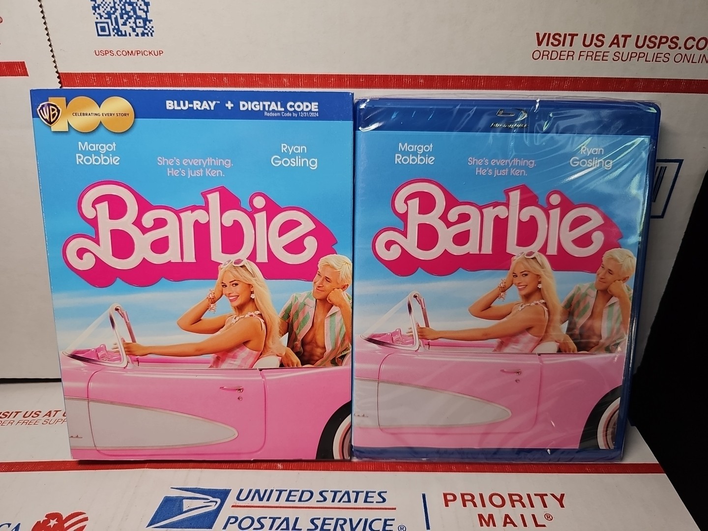 Barbie (Blu-ray/Digital 2023) w Slipcover New Sealed