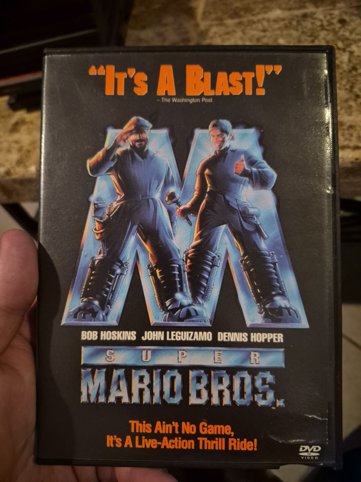 Super Mario Brothers (DVD, 1993) Super Super Rare Oop