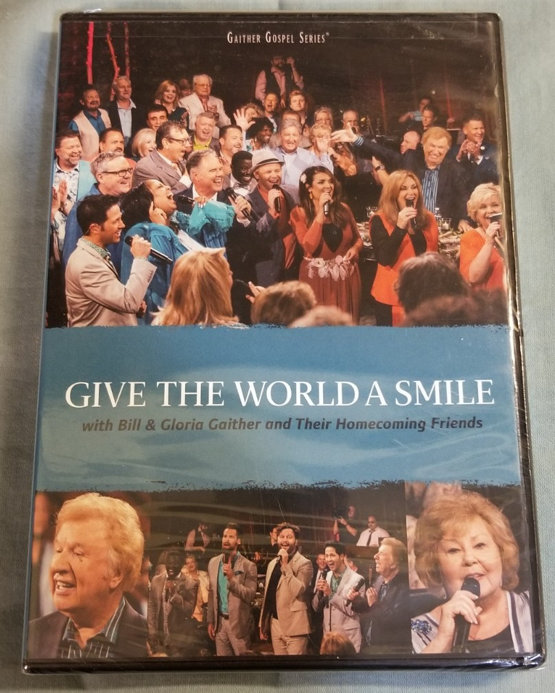 Give the World a Smile w/Bill & Gloria Gaither (2017) ~ Brand New Sealed DVD