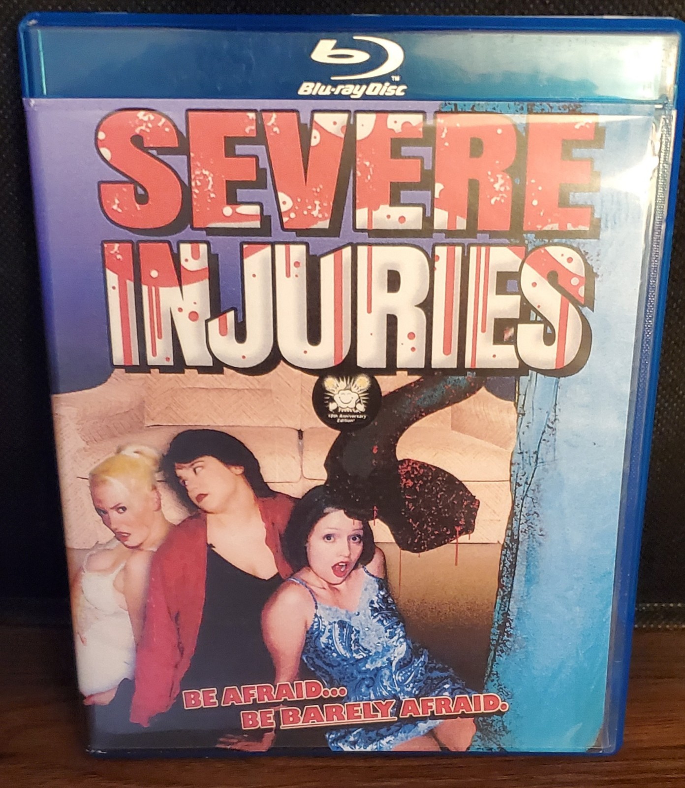 Severe Injuries – Original 2019 OOP Blu-ray/DVD (Shot-On-Video Horror Comedy)