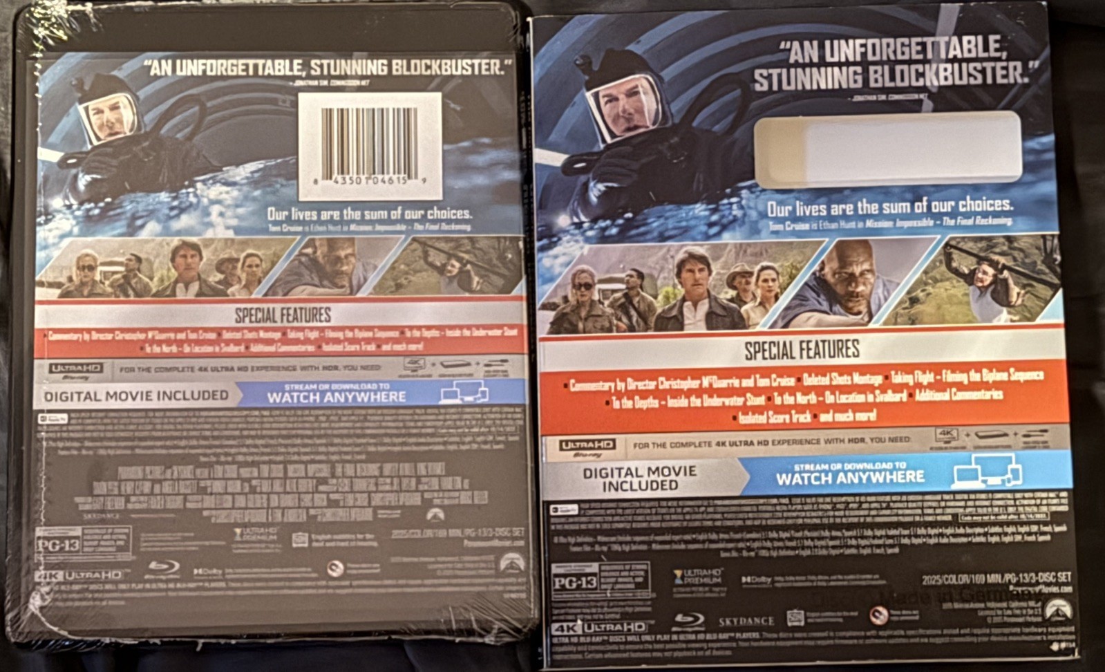 Mission: Impossible 8: The Final Reckoning [New 4K UHD+Blu-ray+Digital