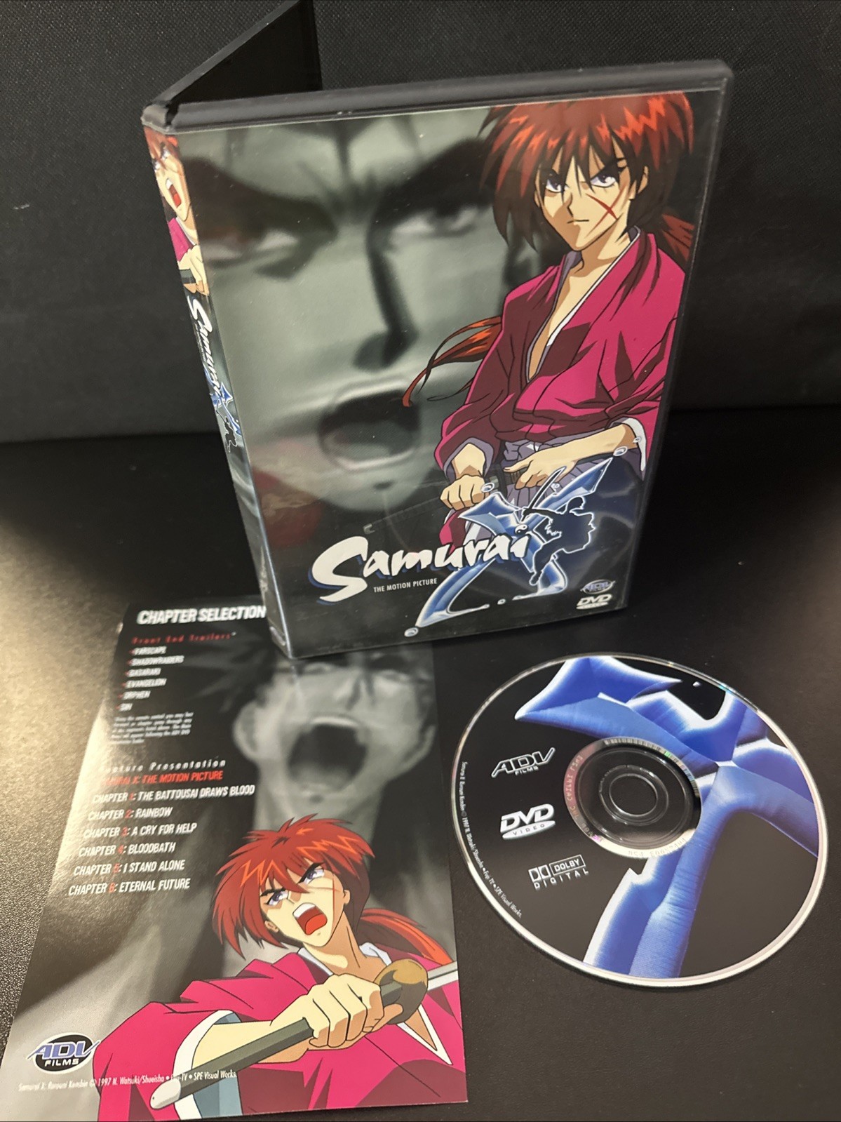 LOT 2x Samurai X – OVA 3: Trust & MOTION PICTURE (DVD, 2000)