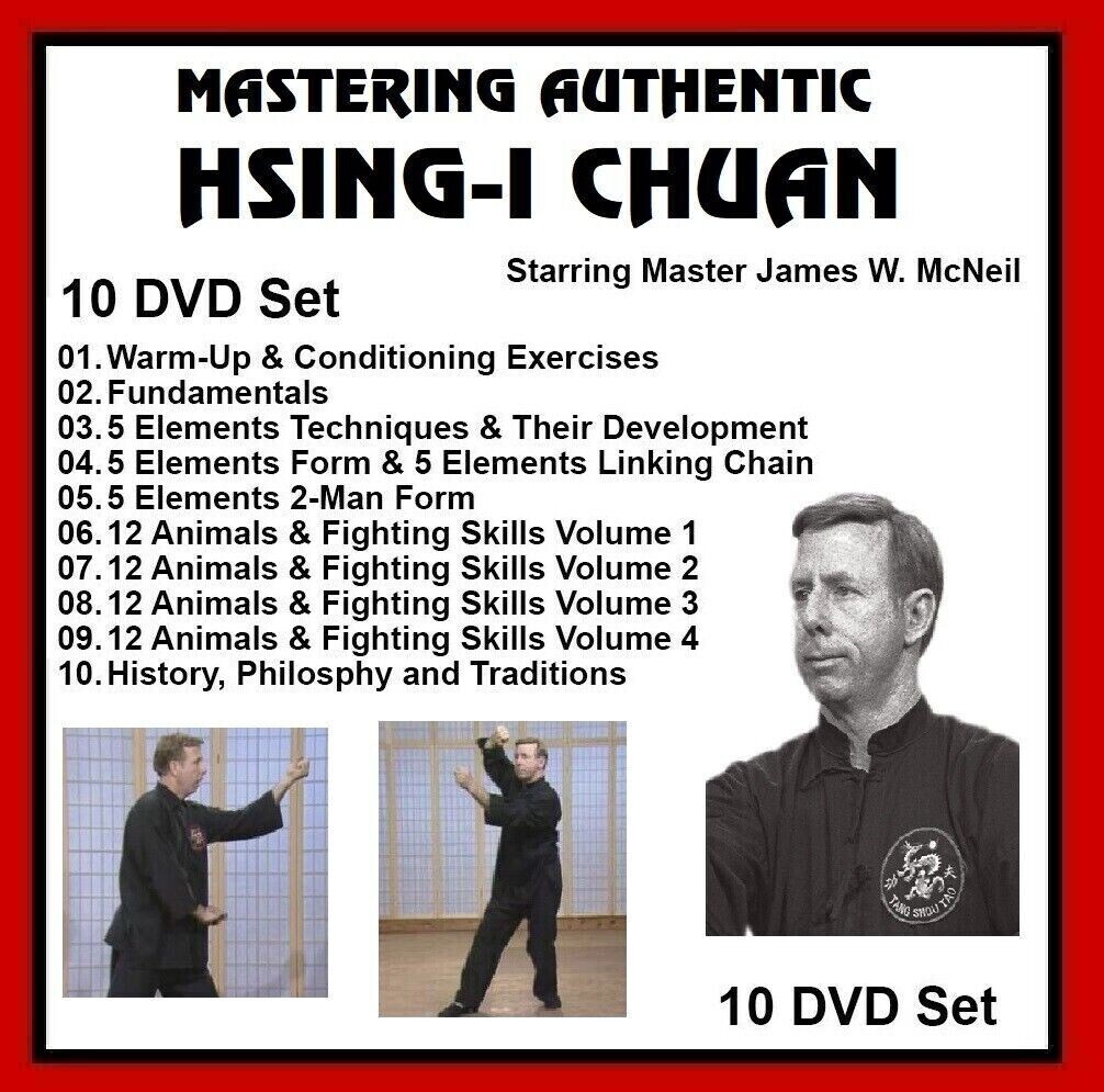 HSING-I Series 10 DVD Set Instructional Series with James Mcneil kung fu