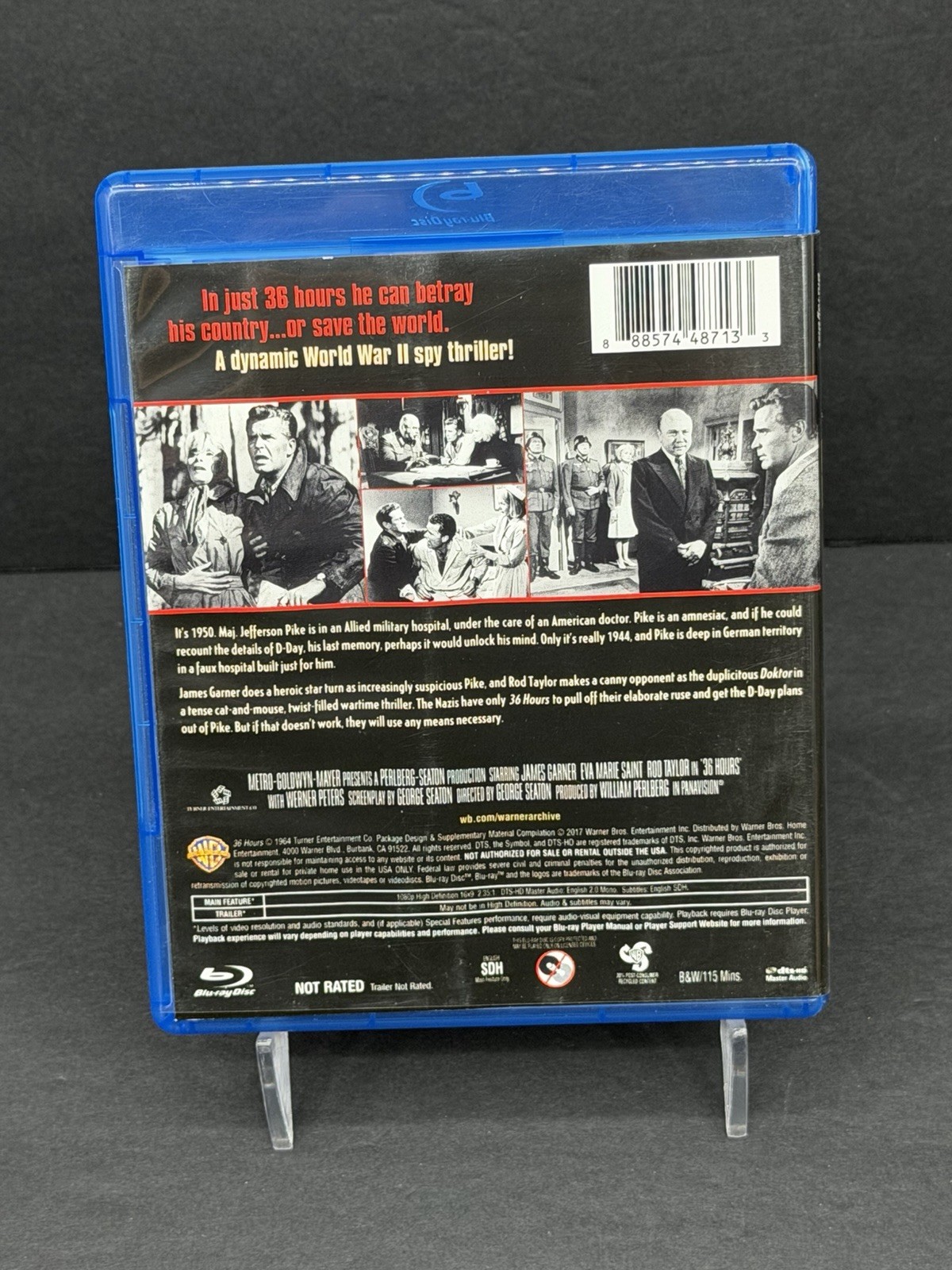 36 HOURS (Blu-ray, 1964 / 2017) James Garner