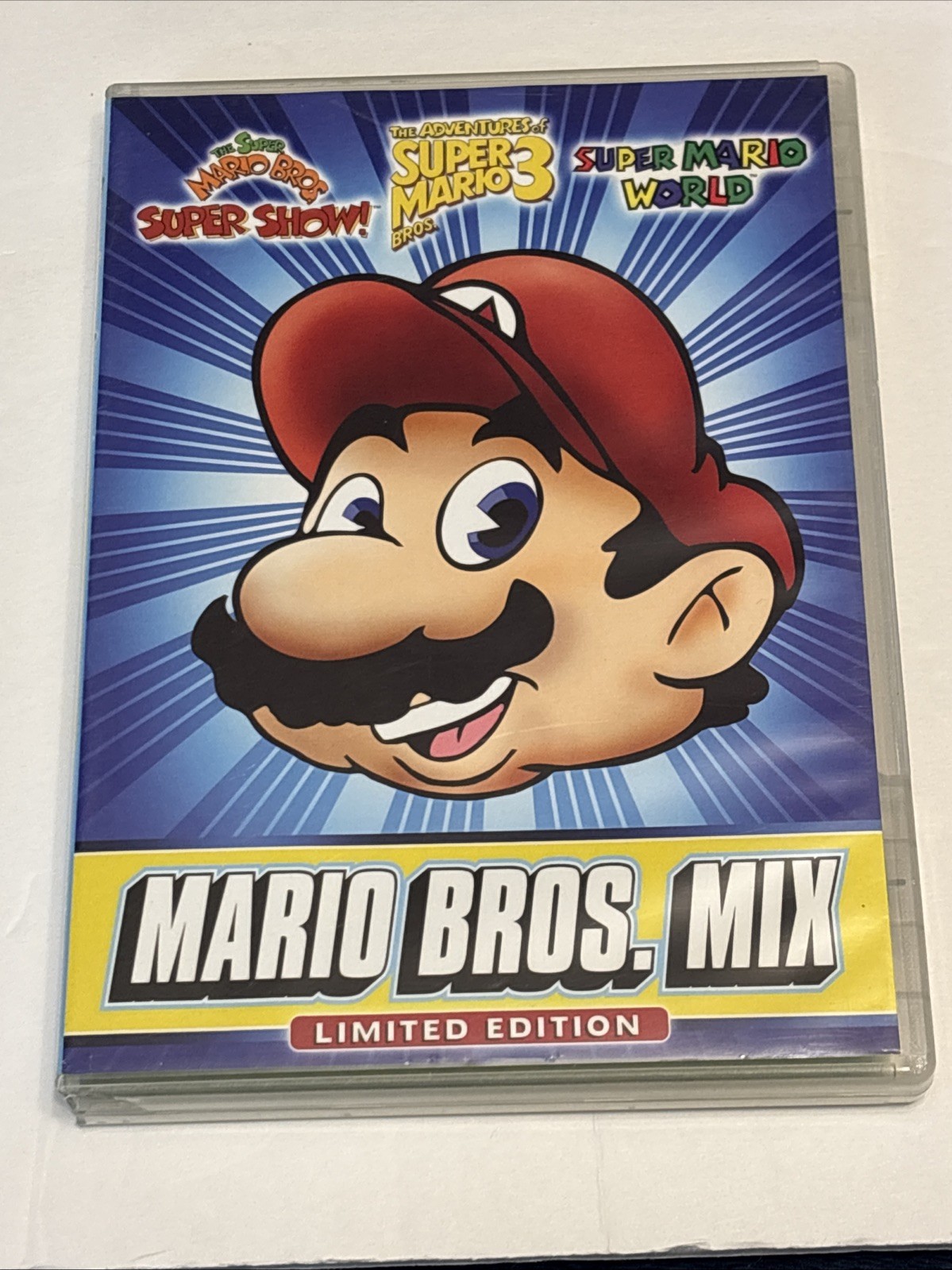 The Super Mario Bros Super Show & Mario Bros. DVD Lot Bundle-6 Different DVDs