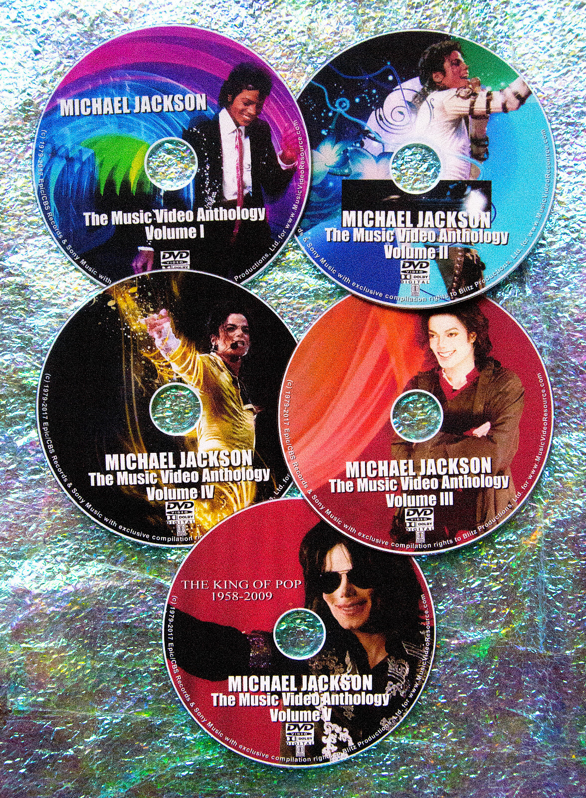 MICHAEL JACKSON The Music Video Anthology 1979 to 2016 5 DVD 87 Videos