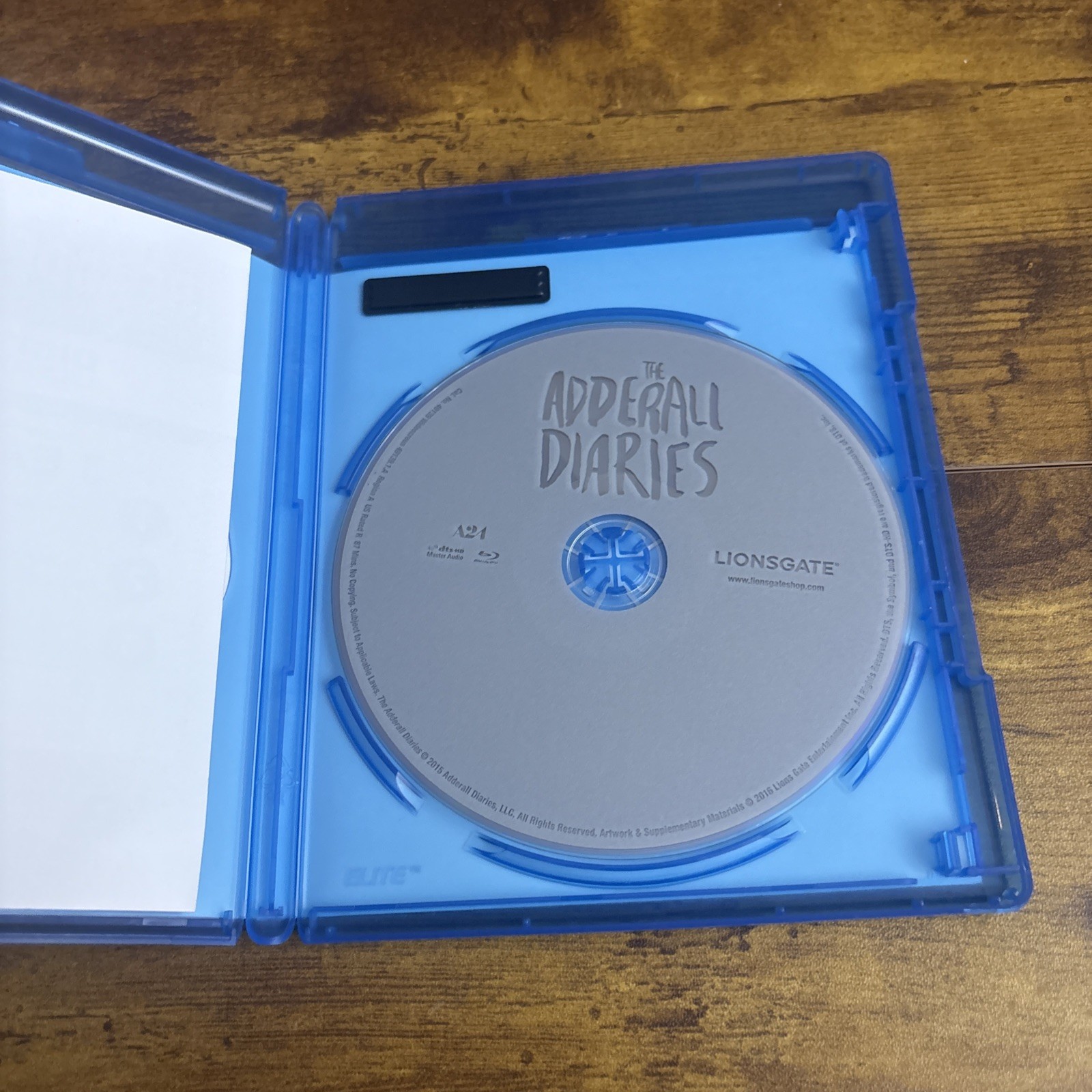 The Adderall Diaries (Blu-ray, 2015) James Franco Amber Heard