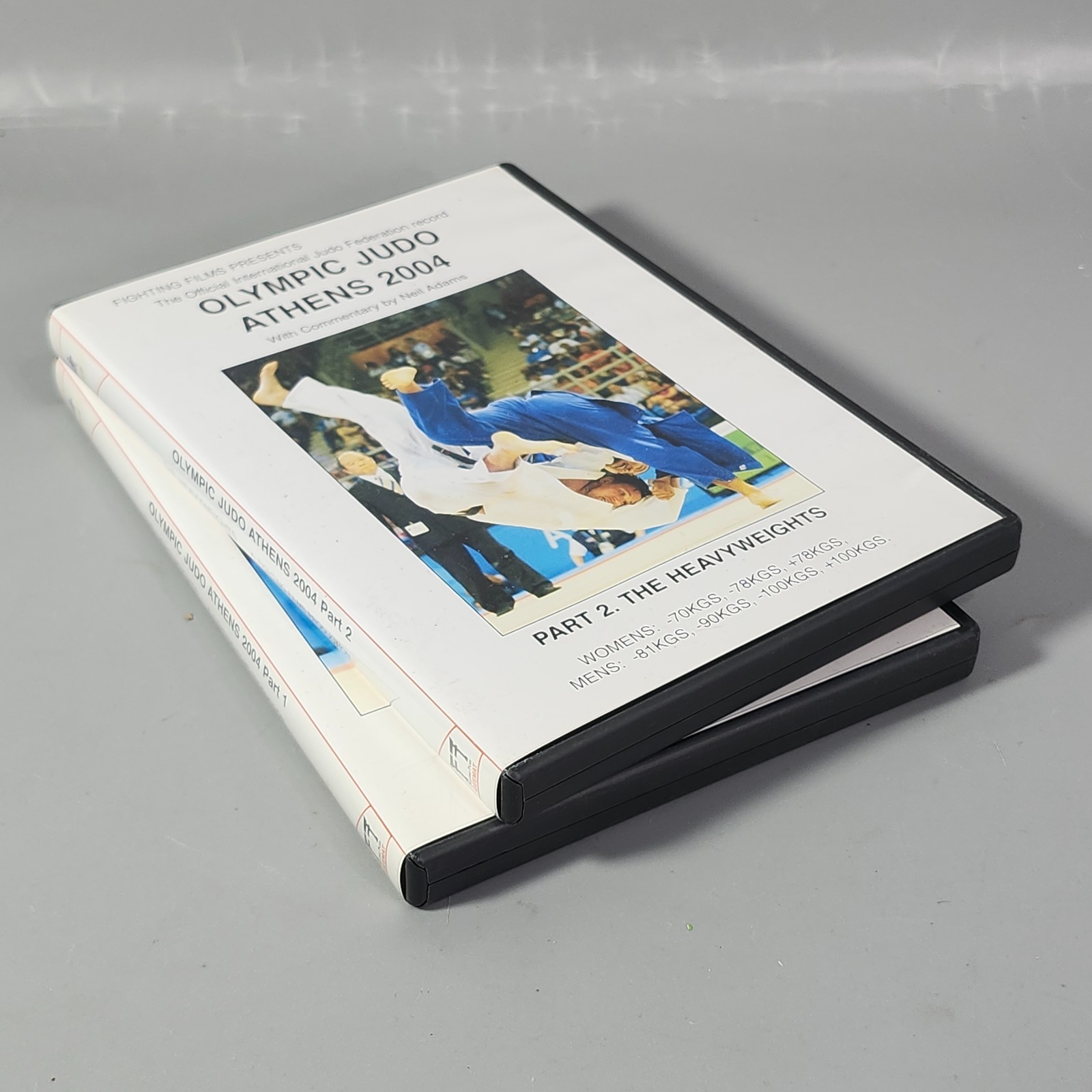 Olympic Judo Athens 2004 DVD Pt 1-2 Men Women Neil Adams IJF Light Heavyweights