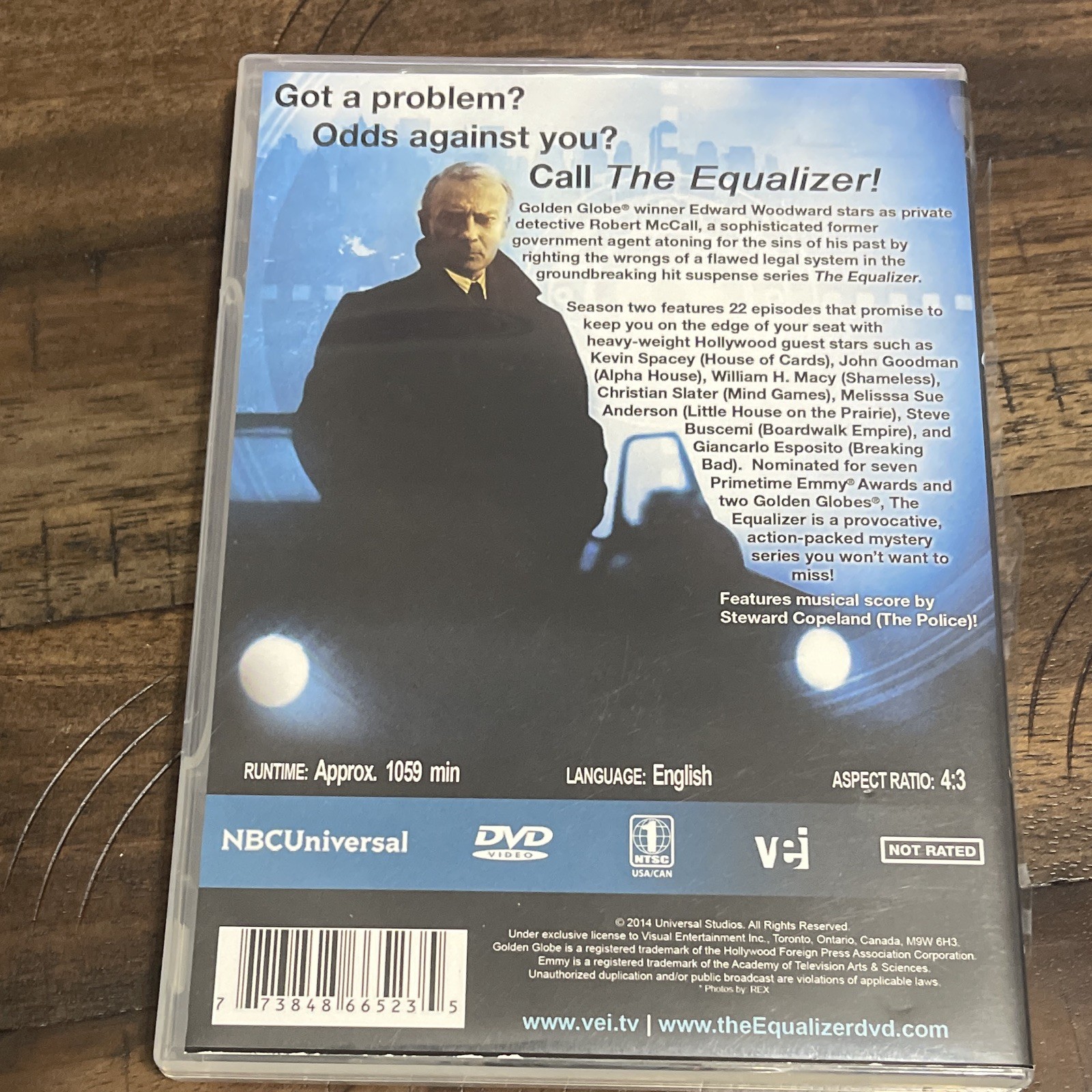 NBCUniversal The Equalizer Complete Season 2 DVD 6-Disc Set NTSC 4:3 2014