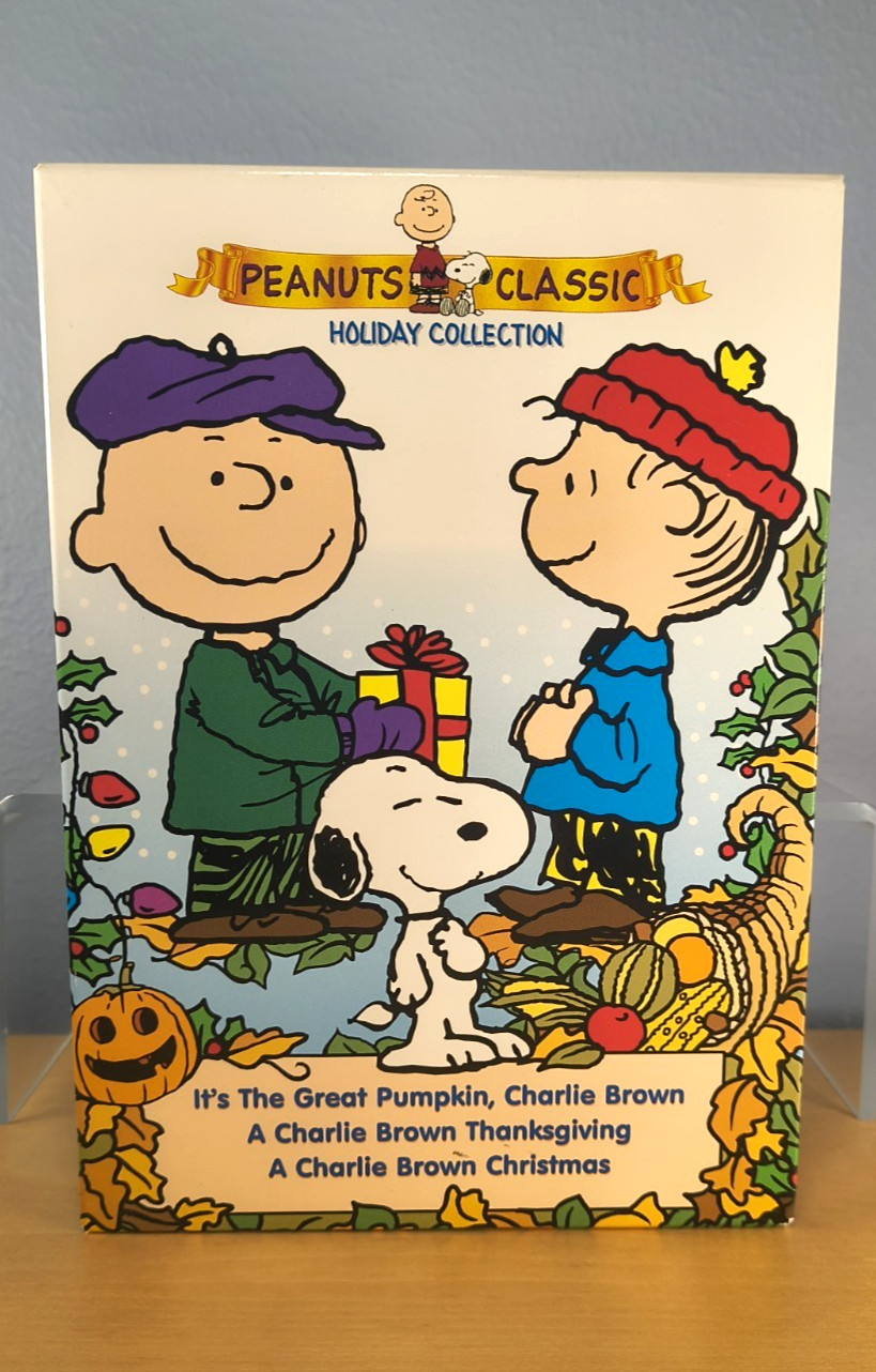 Peanuts Classic Holiday Collection 3 DVD Set Charlie Brown Christmas W/ Inserts