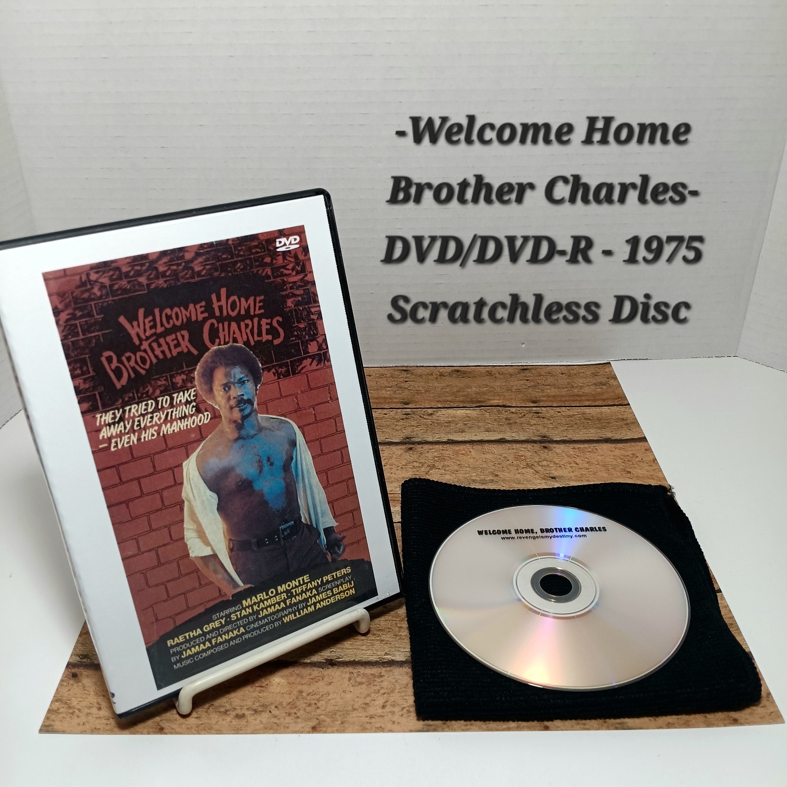 Welcome Home Brother Charles (DVD-R 1975) OOP Marlo Monte