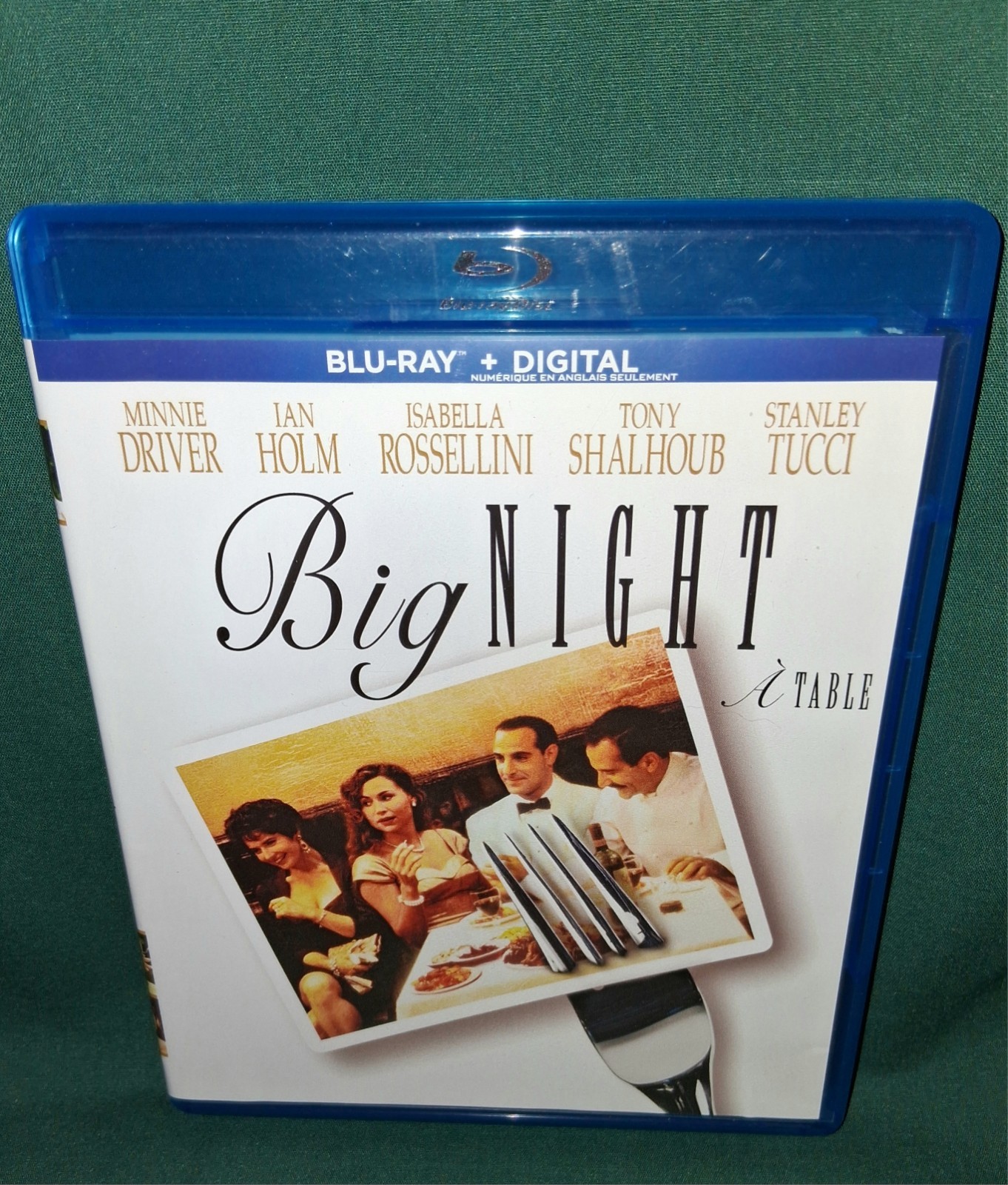 Stanley Tucci & Campbell Scitt/BIG NIGHT:1996-BLURAY-EXCELLENT