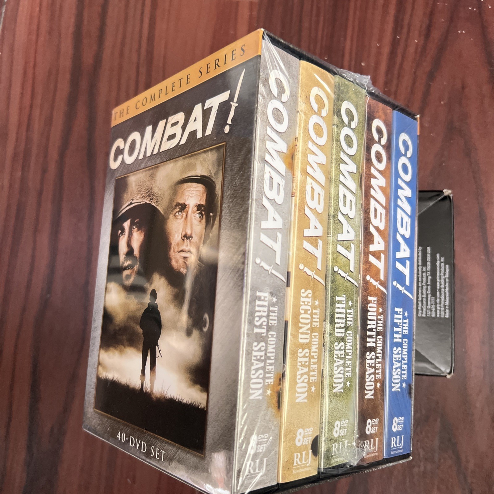 COMBAT THE COMPLETE SERIES SEASONS 1-5 DVD Region-1USA *Free Fast Shipping*