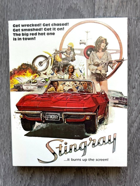 Stingray (1978) Limited Edition Blu-ray w/Embossed Slipcover Rare OOP