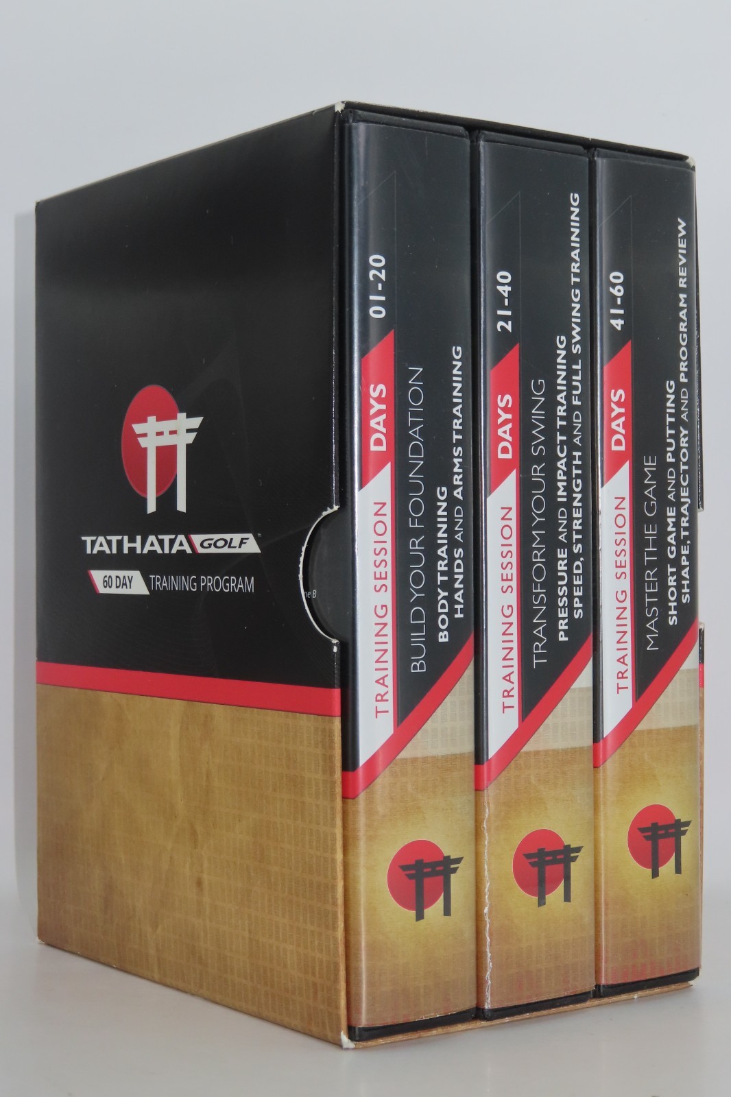Like New – Tathata Golf 60 Day Training Program DVD Box Set 01-60 30 Discs
