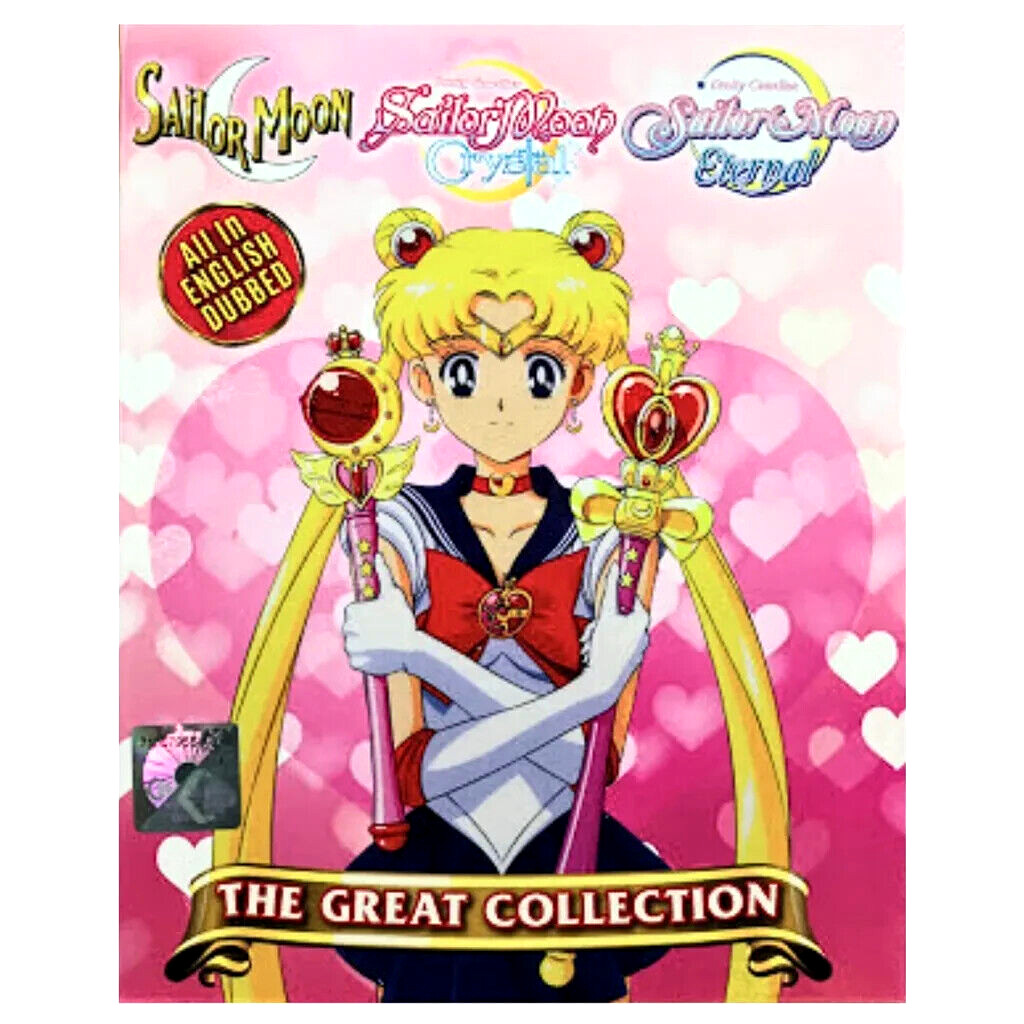 DVD SAILOR MOON COMPLETE COLLECTION (239 Episodes+5 Movies) Eng Dub Ship From US