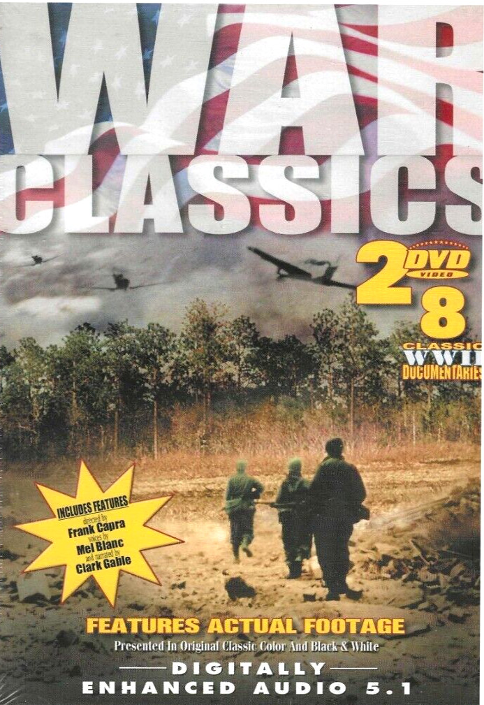 War 11 Classics, NEW 2 DVDS 8 Documentaries, Germany, Pacific, Holocaust ,8 Hrs