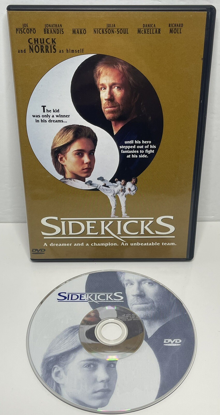 Sidekicks (Dvd, 1992, Chuck Norris, Jonathan Brandis, Richard Moll, OOP) Cad