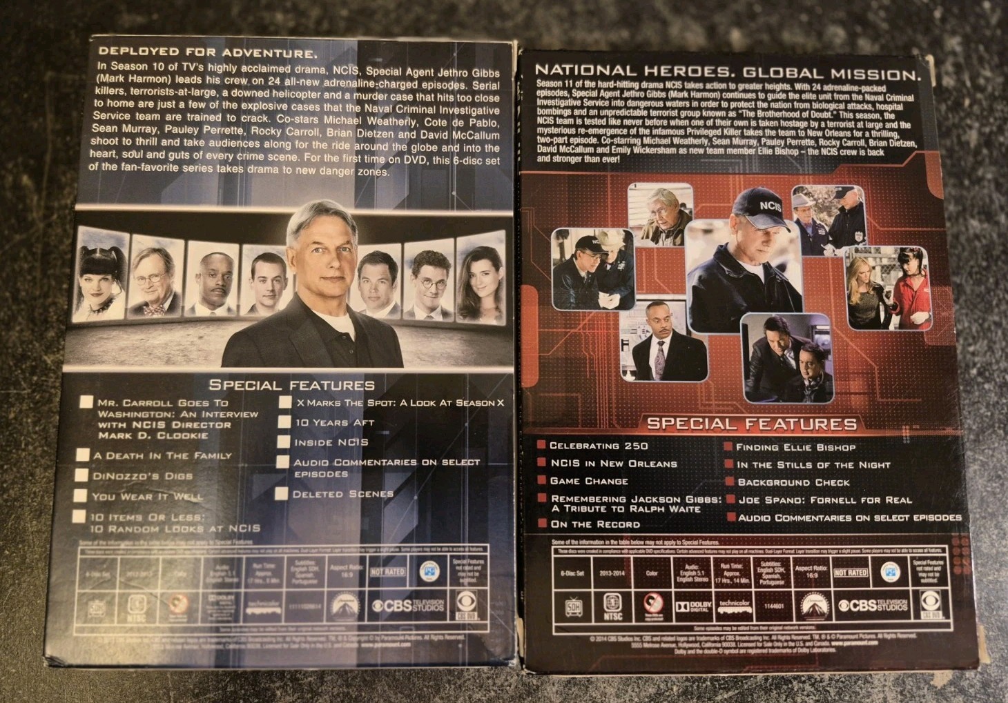NCIS Seasons 1-11 DVD set’s all complete All Are Widescreen 16:9 Region 1
