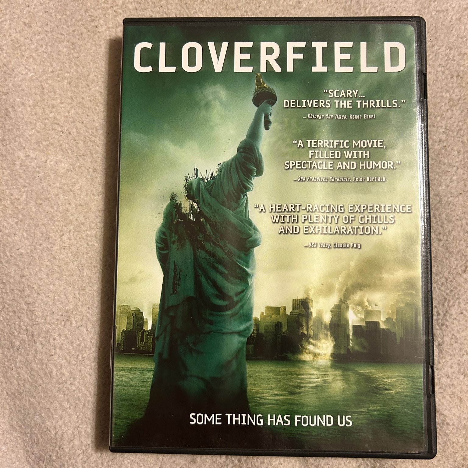 Cloverfield DVD 2008 J.J. Abrams Matt Reeves Widescreen PG-13 Horror Thriller
