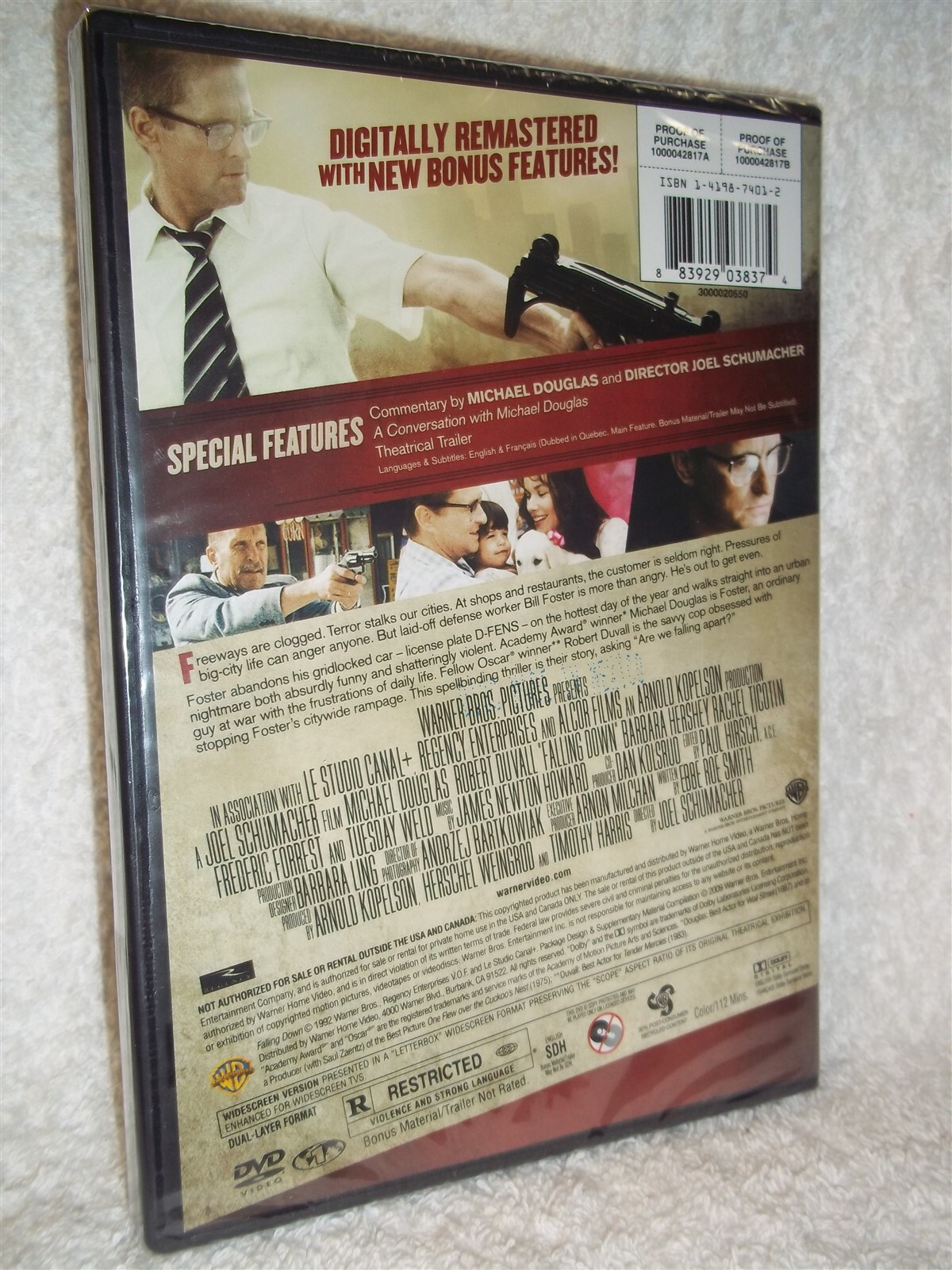 Falling Down (DVD, 2009) NEW Michael Douglas Robert Duvall Barbara Hershey