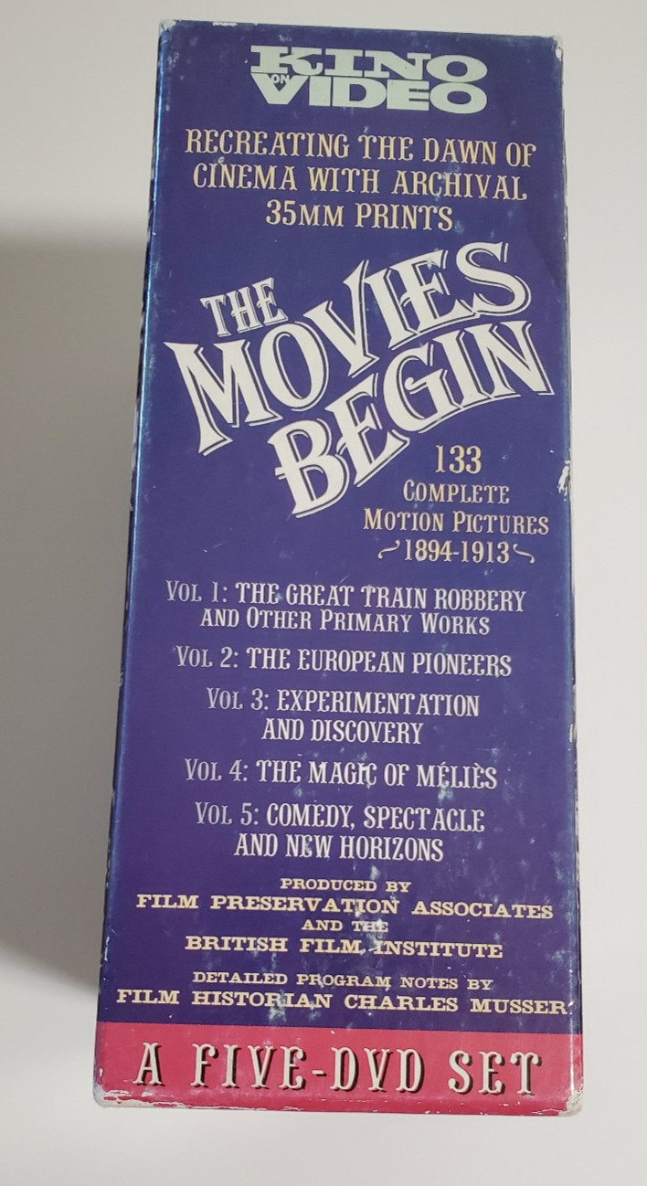 THE MOVIES BEGIN – 133 Films! Early Cinema 1894-1913 KINO VIDEO