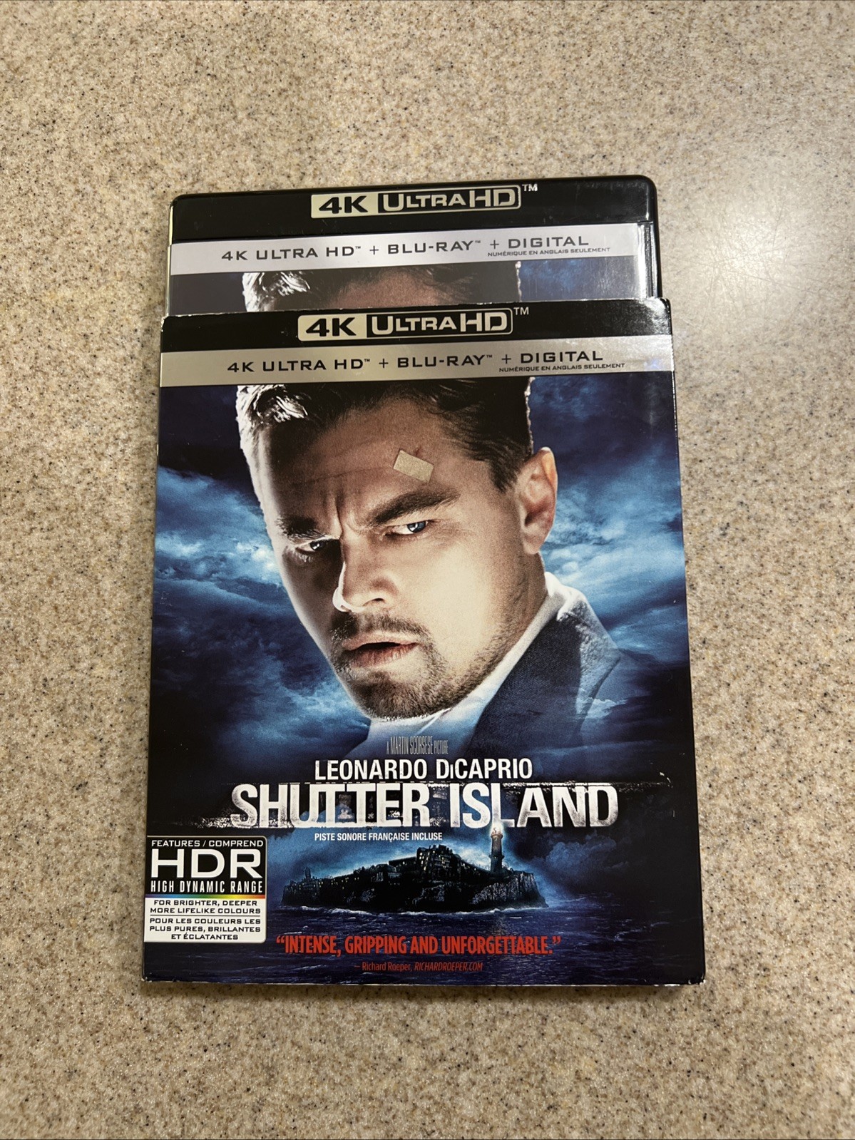 Shutter Island (4K & Blu-ray; No Digital) W/OOP Slipcover (Free US Box Shipping)