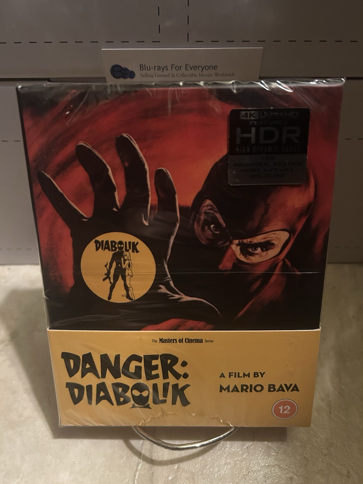 Danger Diabolik 4K UHD Blu-ray (UK)[1968] Eureka Slip Sleeve Cover – ShipNextDay
