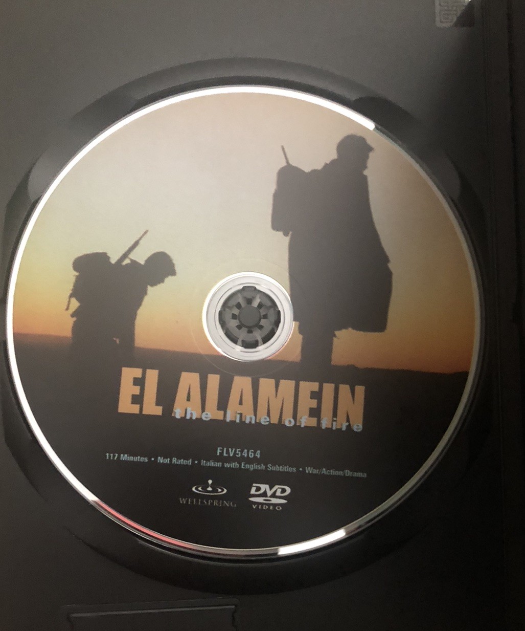El Alamein: The Line of Fire DVD – Italian W/English Subtitles – WWII -Very Good