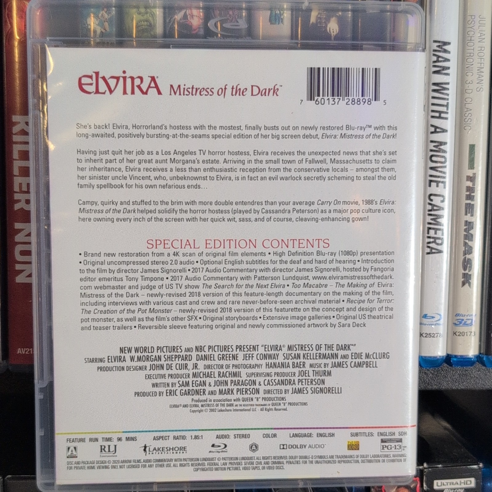 Elvira: Mistress of the Dark Blu-ray Special Edition Arrow Video