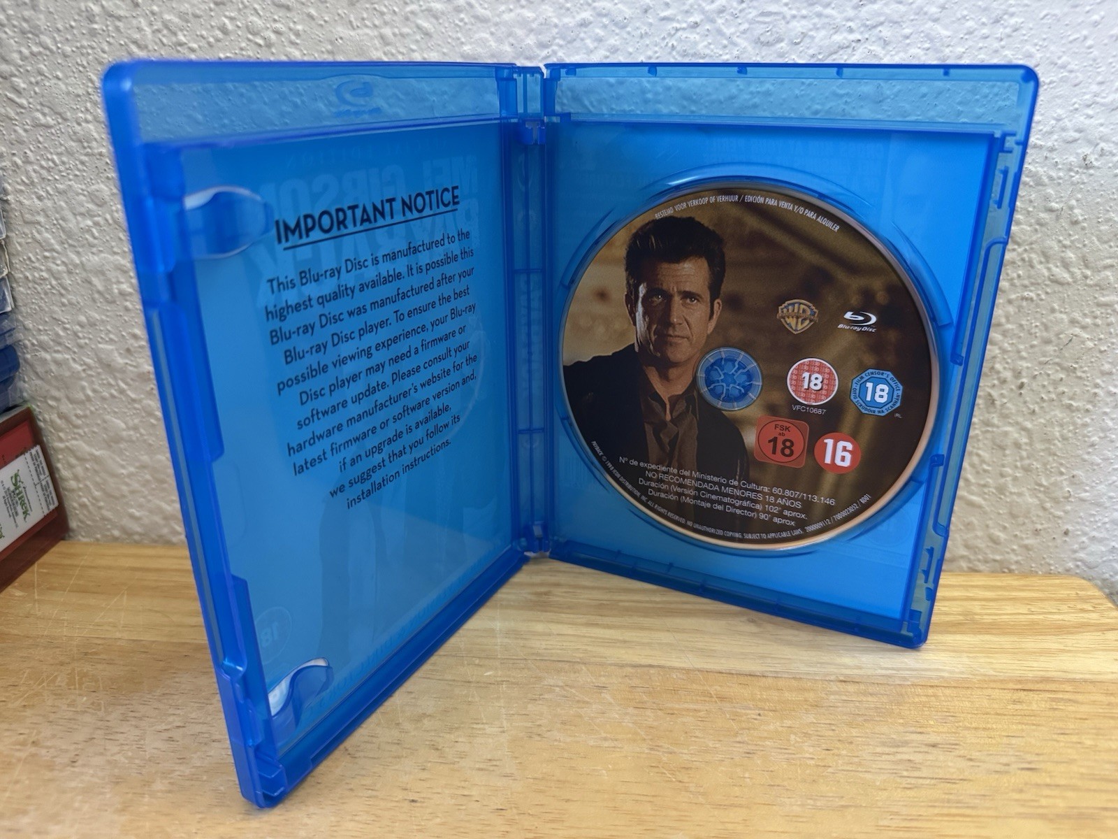 Payback (Blu-ray, 1999) Complete Set MINT with Free Shipping BOTH CUTS!!!