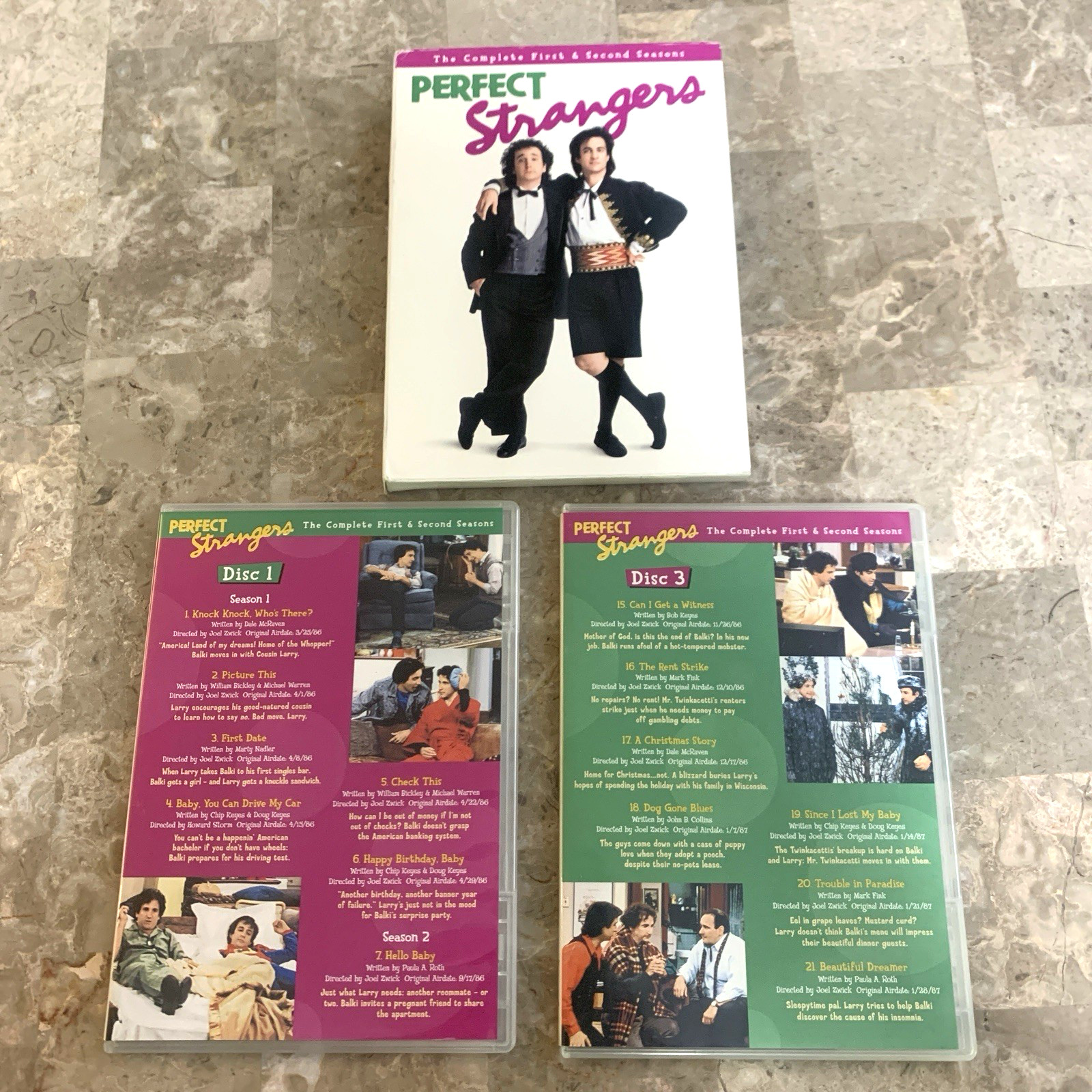 Perfect Strangers DVD The Complete First & Second Seasons 1 & 2 2008 4-Disc Set!