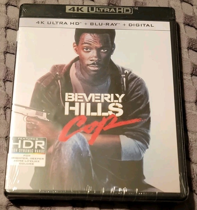 NEW Beverly Hills Cop (4K Ultra HD, Blu-ray, 1984) Eddie Murphy SEALED