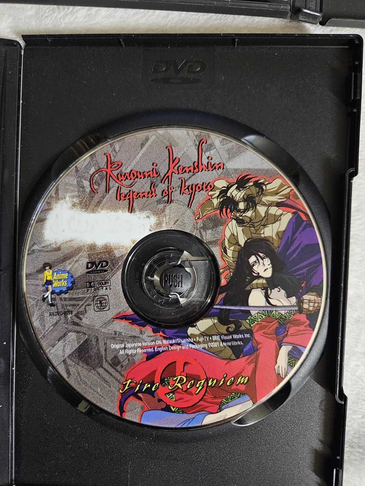 Rurouni Kenshin 12 DVD Set Episodes 1-12, 28-62, & 67-70 See Description