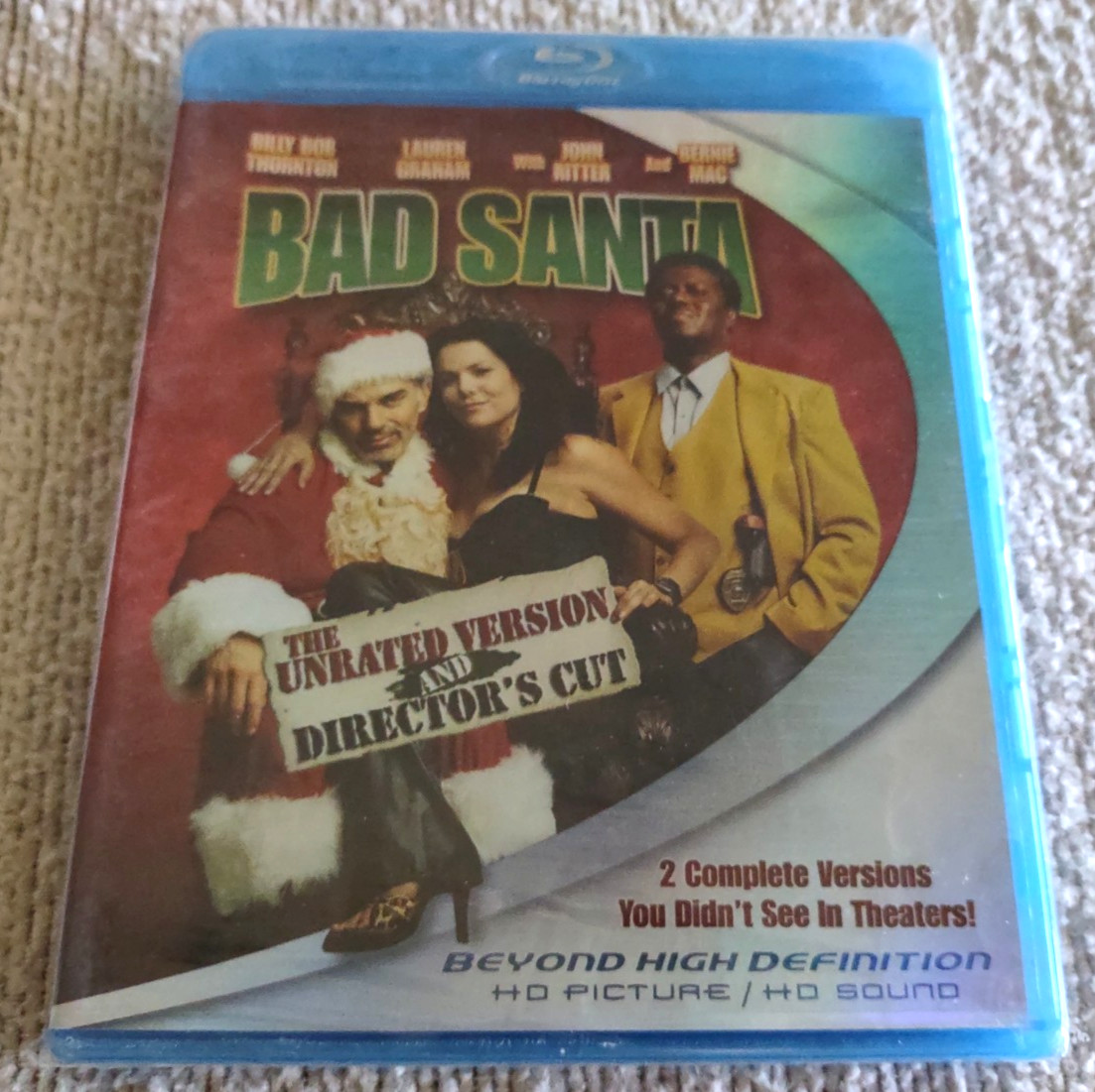 Bad Santa Blu-ray Disc, 2011, Directors Cut Unrated Billy Bob Thornton NewSealed