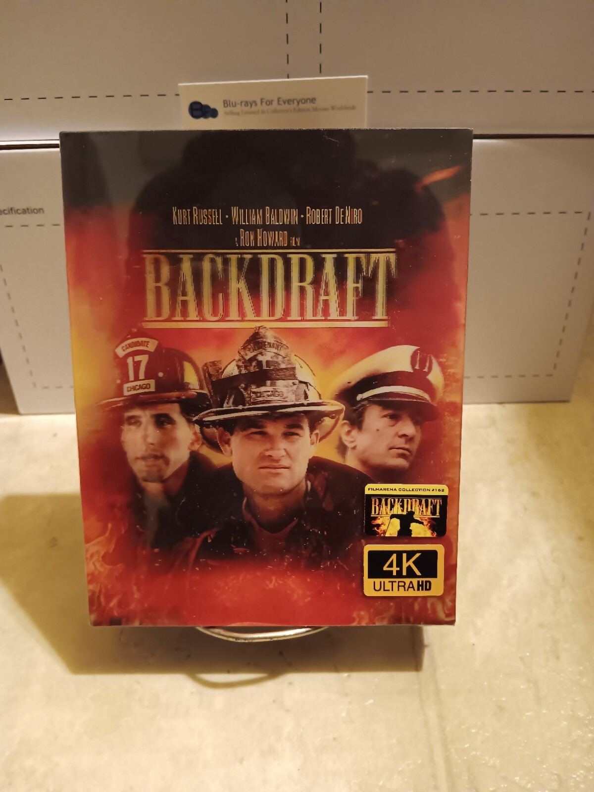 Backdraft XL 4K Lenticular SteelBook Blu-ray [1991] FilmArena FAC 162 ShpNextDay