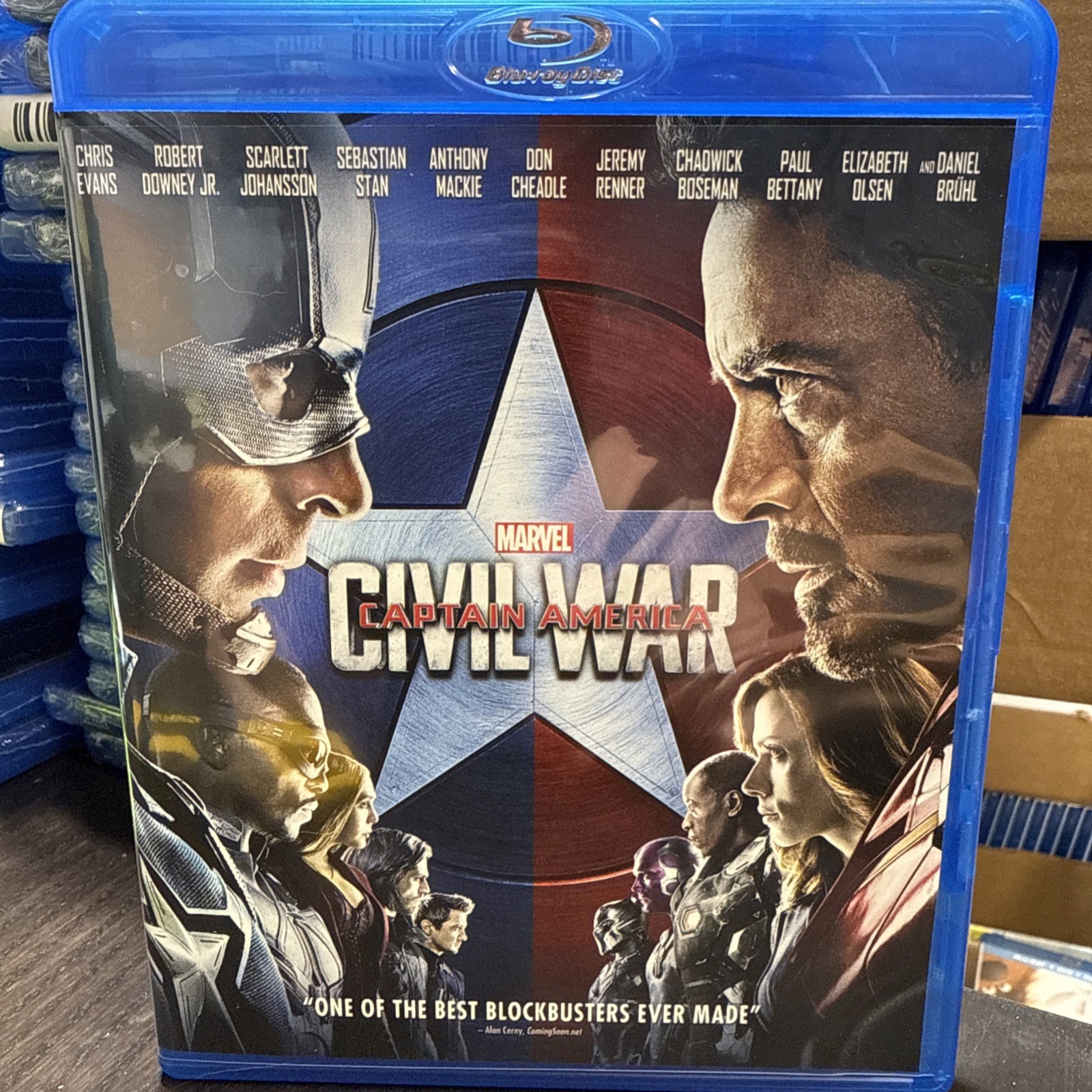 Captain America: Civil War (Blu-ray Disc, 2016) – Open Item