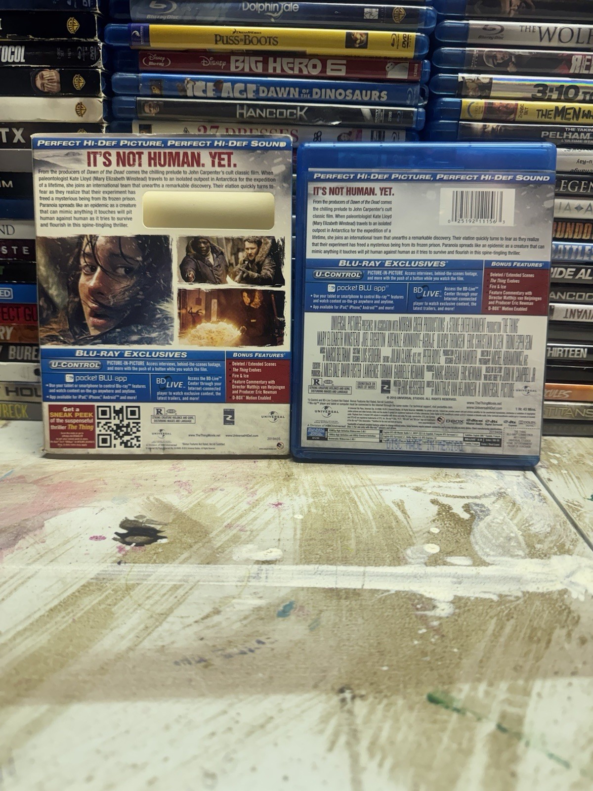 The Thing (Blu-ray, 2011) With OOP Slipcover