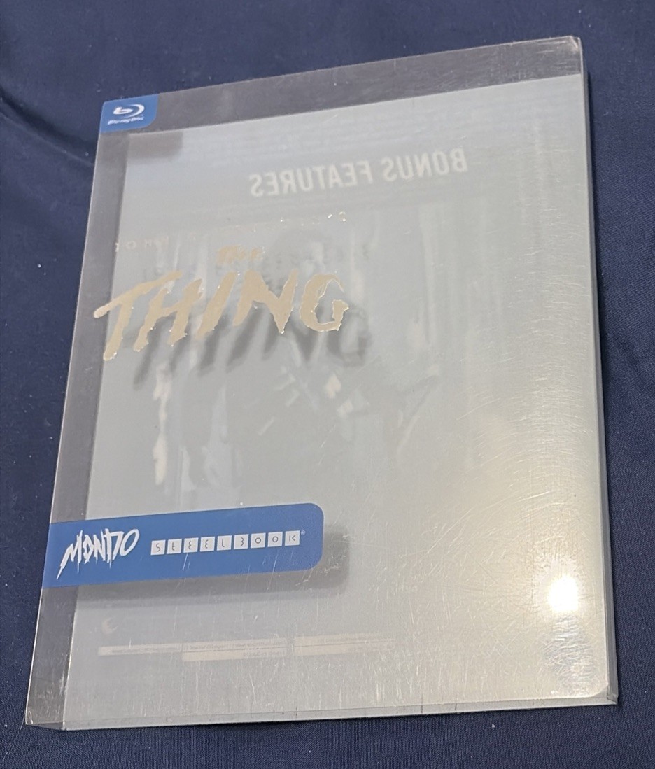 The Thing Blu-ray Mondo Exclusive Steelbook Edition with Slipcover RARE OOP USED