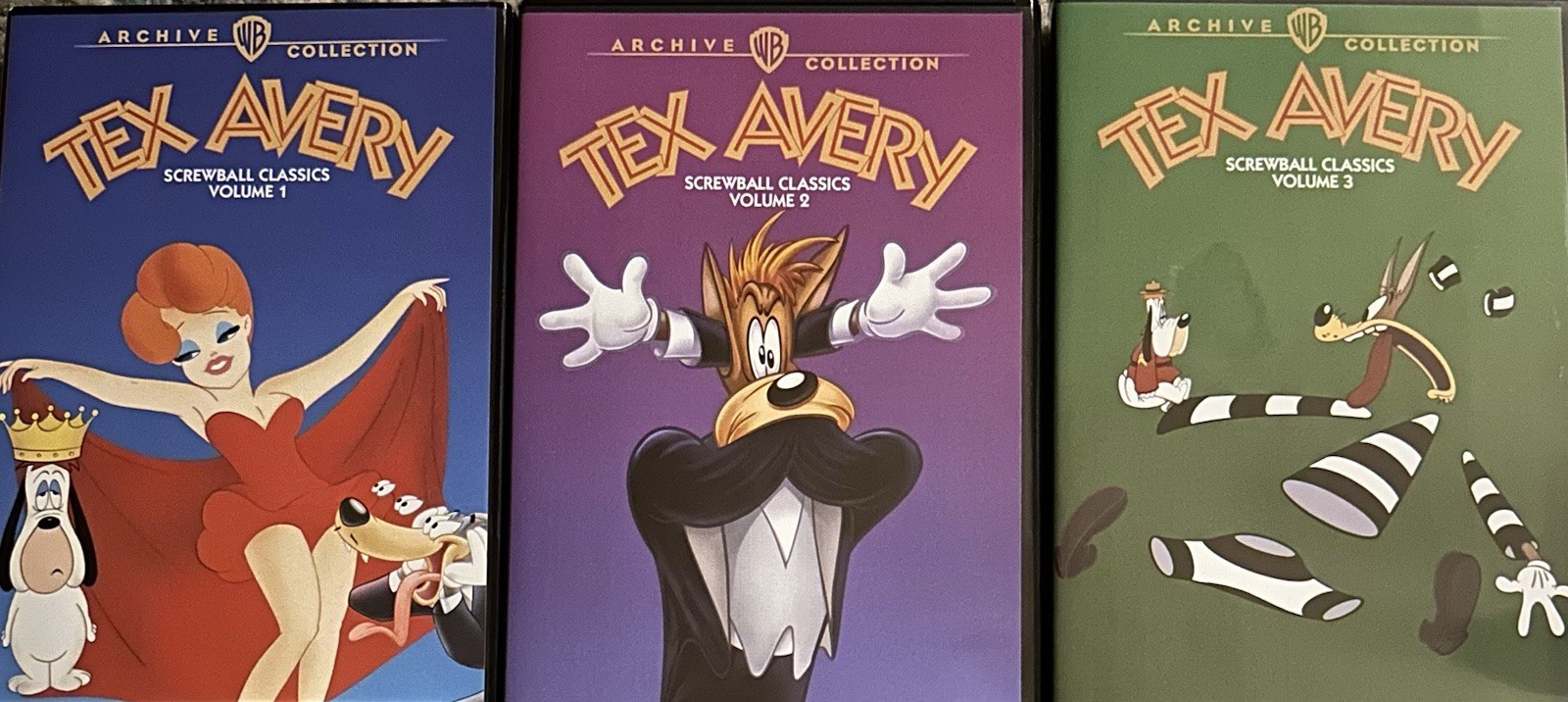 TEX AVERY SCREWBALL CLASSICS: DVD COMPLETE VOLUME 1,2,3